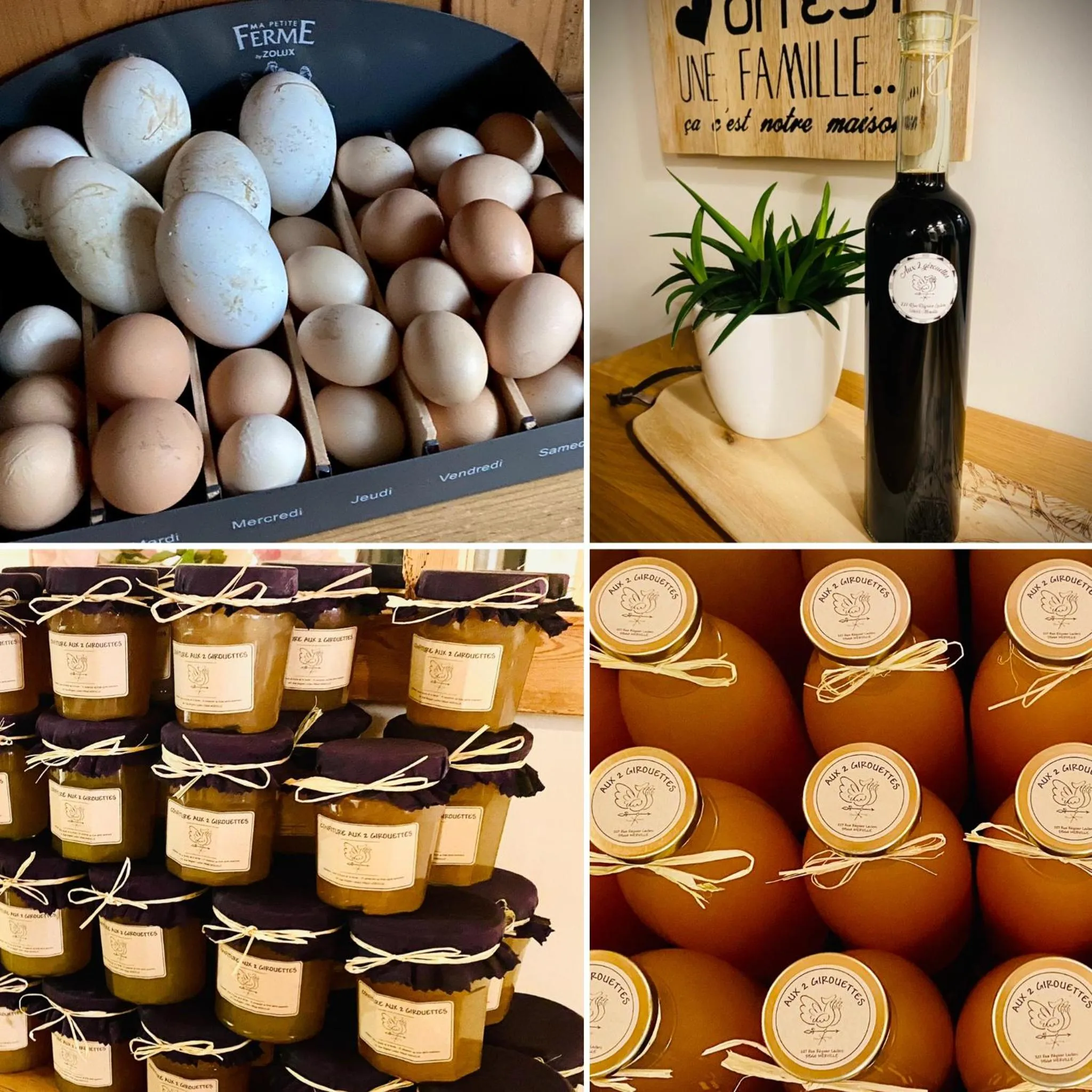 Food and drinks in Aux 2 girouettes