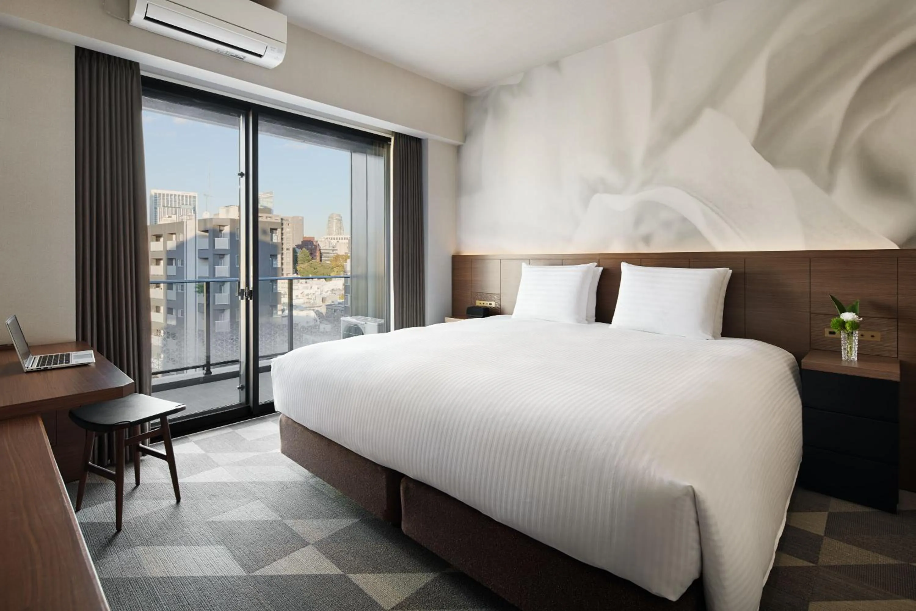 Bedroom, Bed in Oakwood Hotel & Apartments Azabu Tokyo