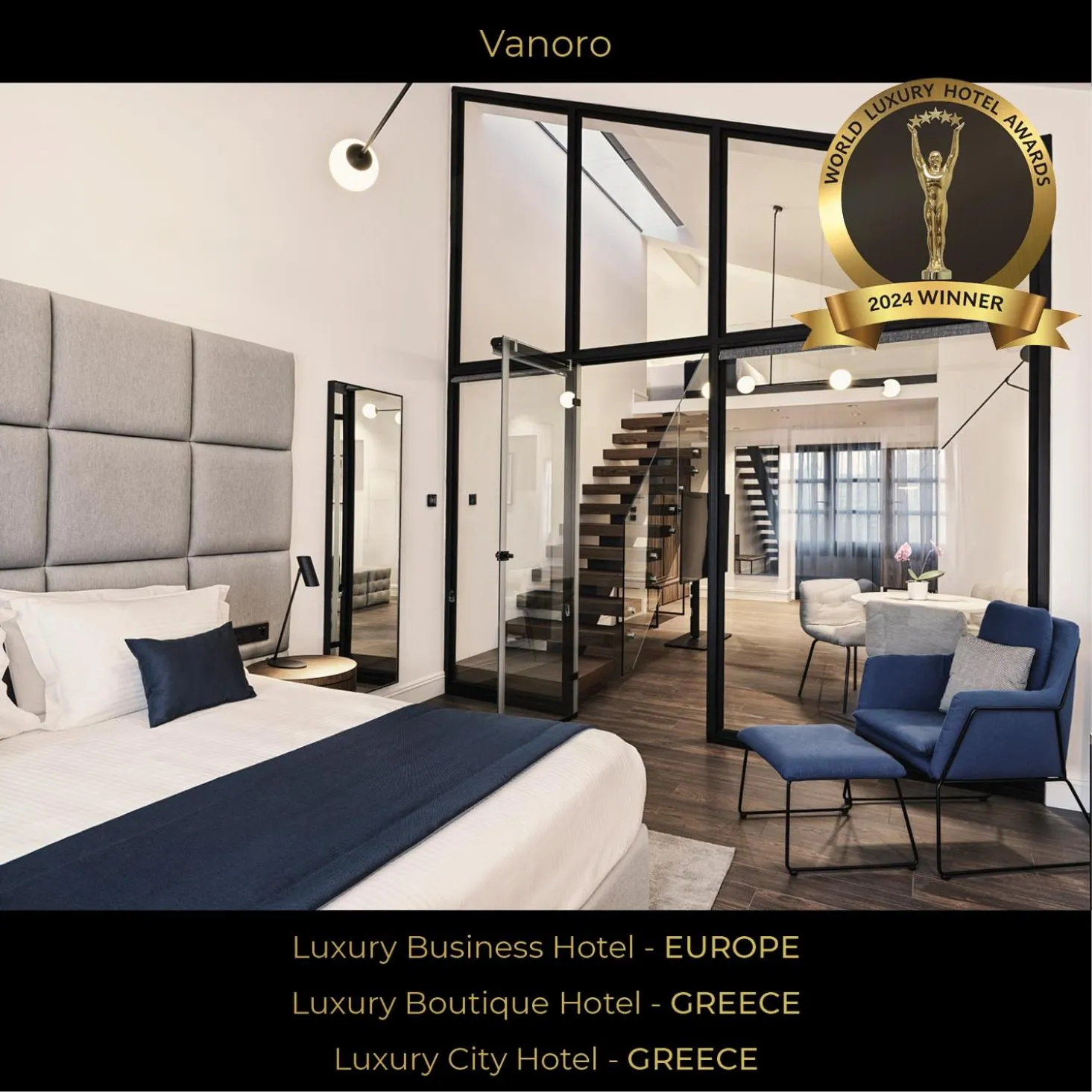 Photo of the whole room, Bed in Vanoro Hotel