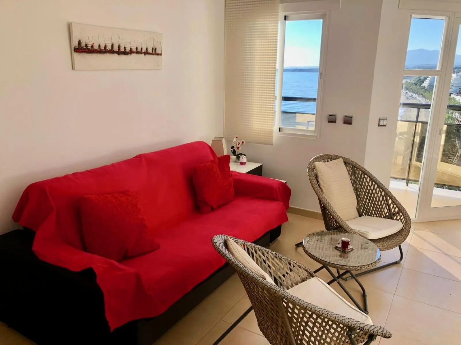 Living room in Skol Apartments Marbella