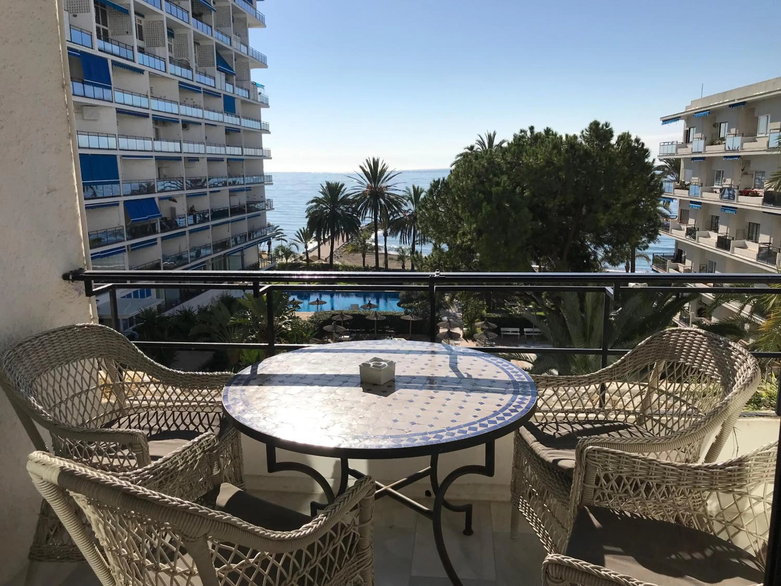 Balcony/Terrace in Skol Apartments Marbella