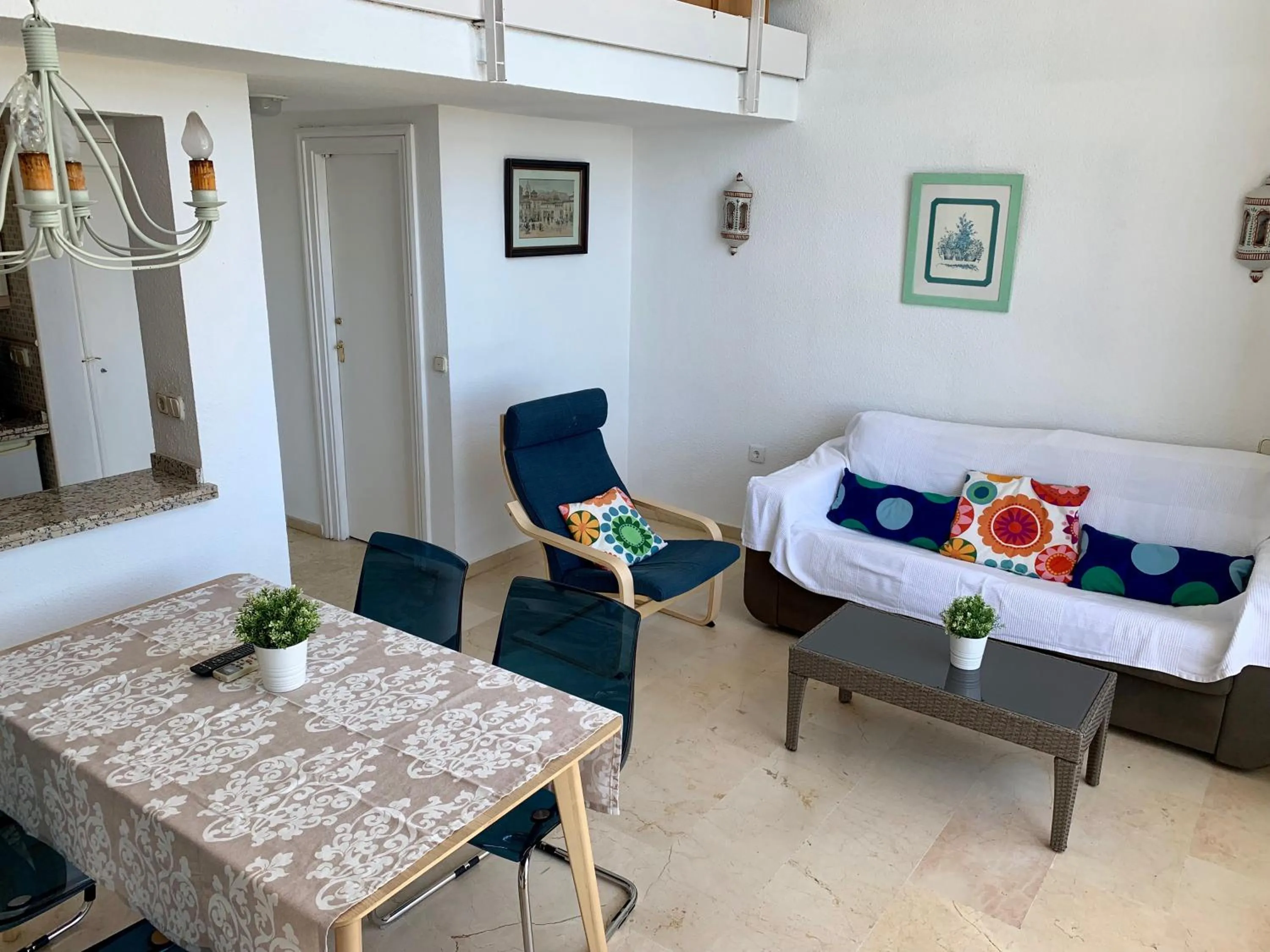 Living room in Skol Apartments Marbella