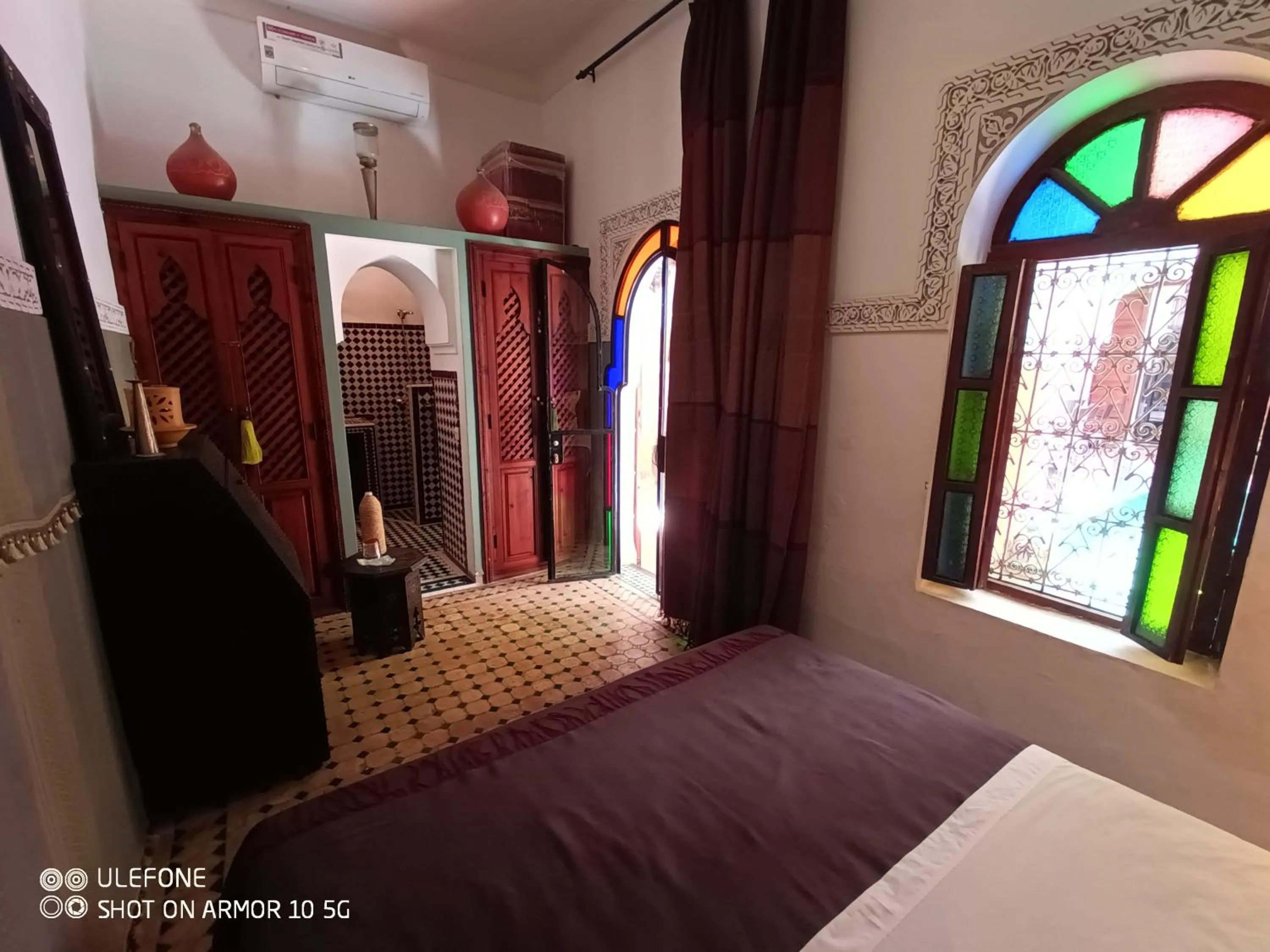 Bed in Riad Zagouda