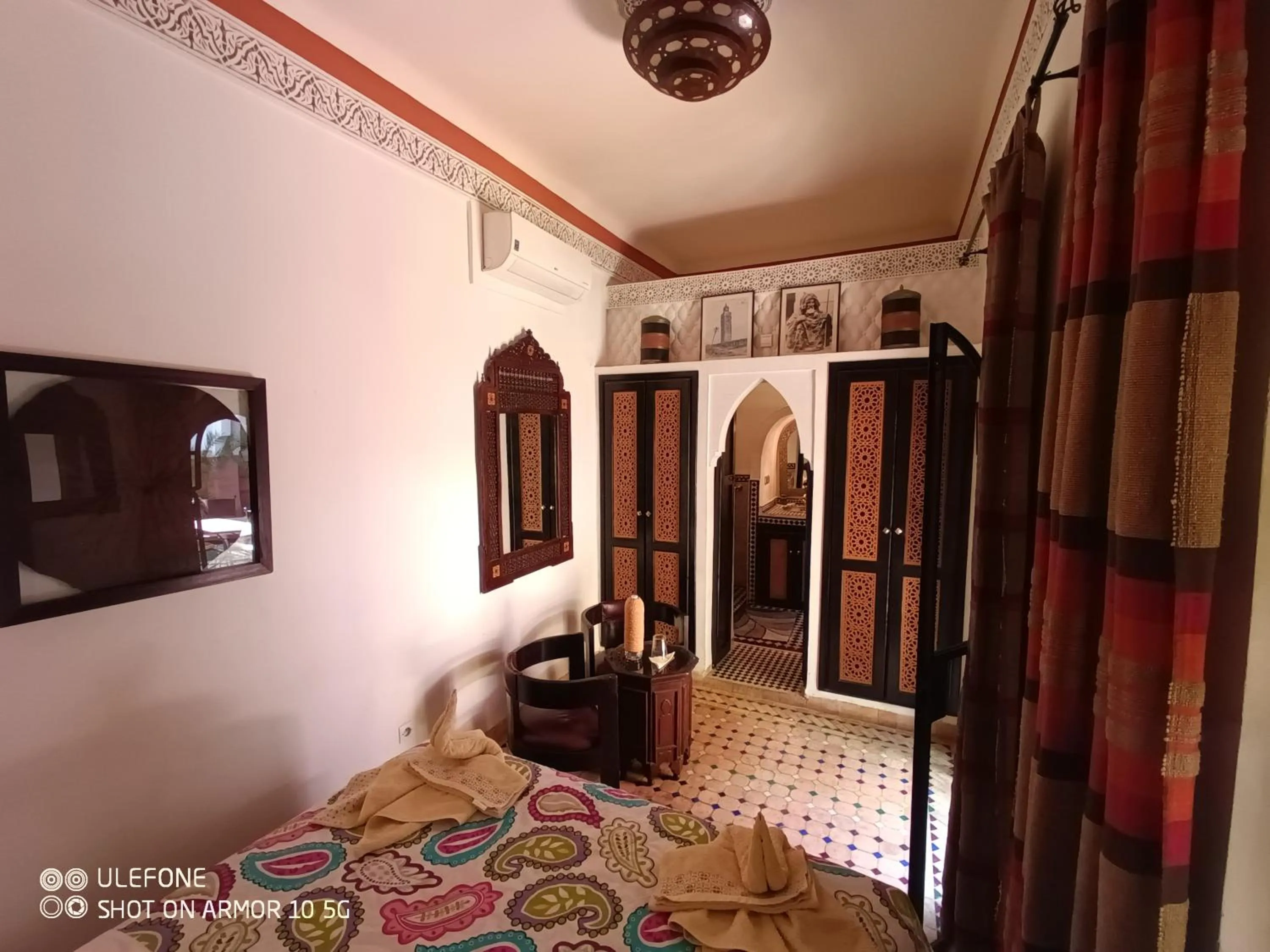 Bed in Riad Zagouda