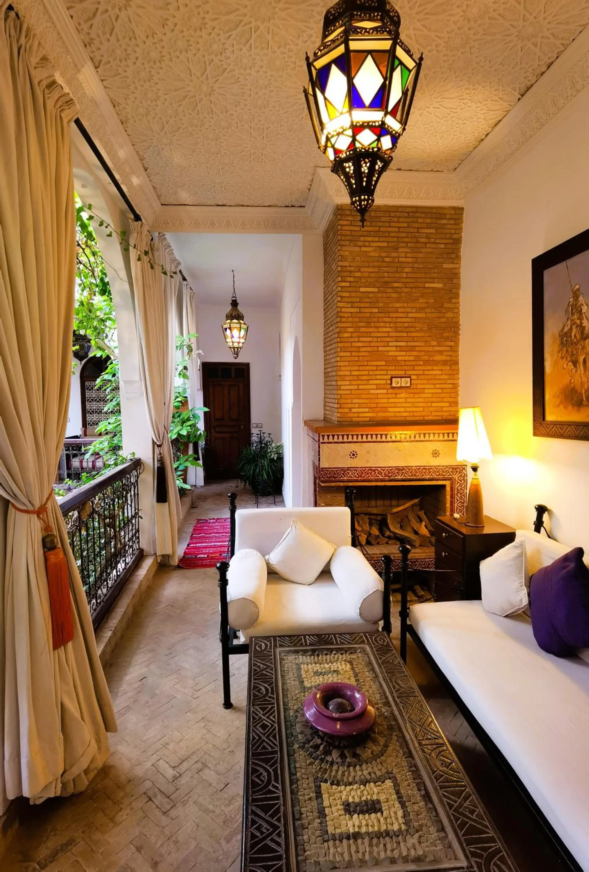 Bed in Riad Zagouda