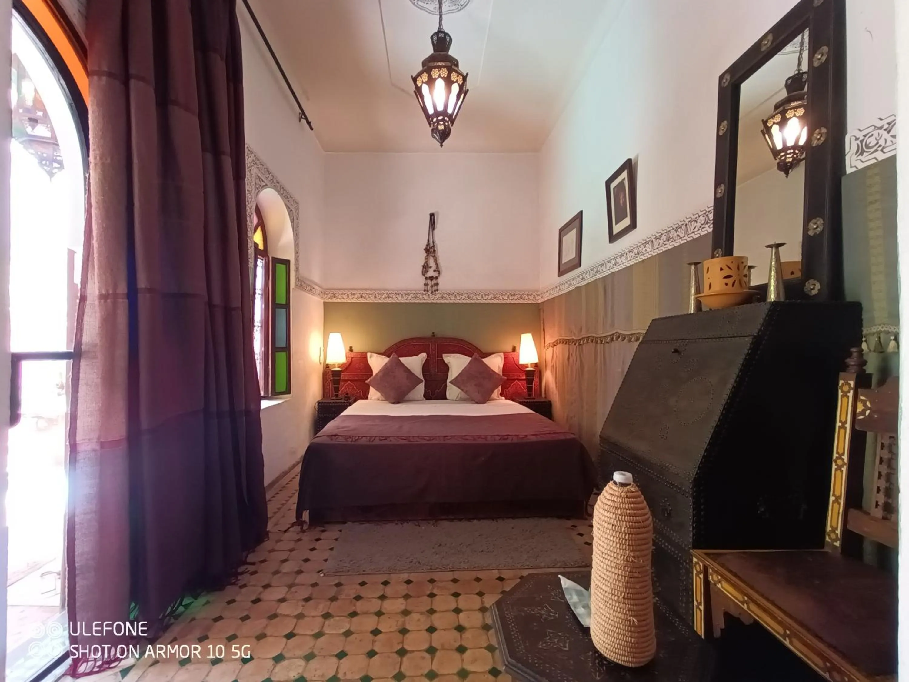 Bed in Riad Zagouda