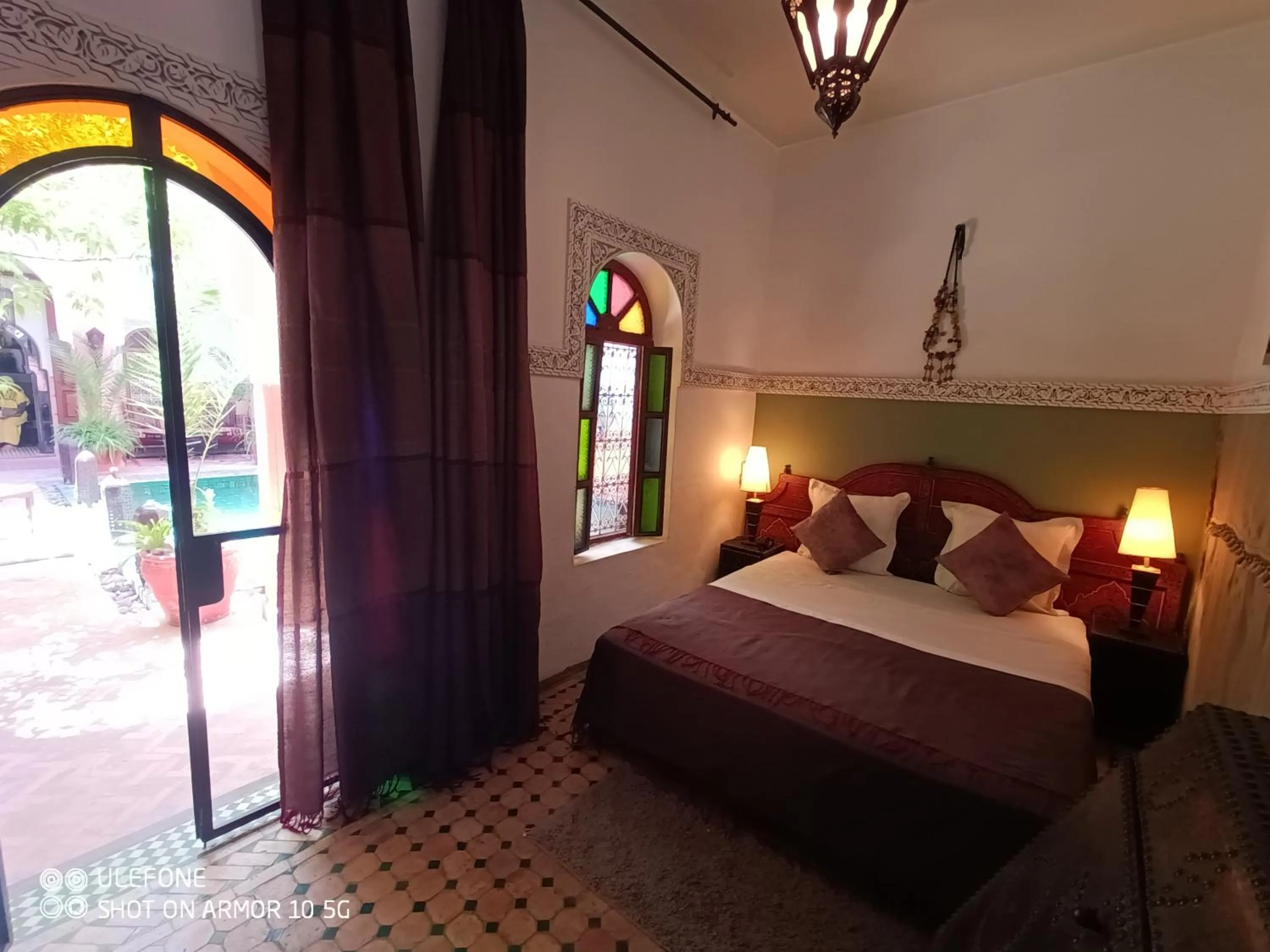 Bed in Riad Zagouda