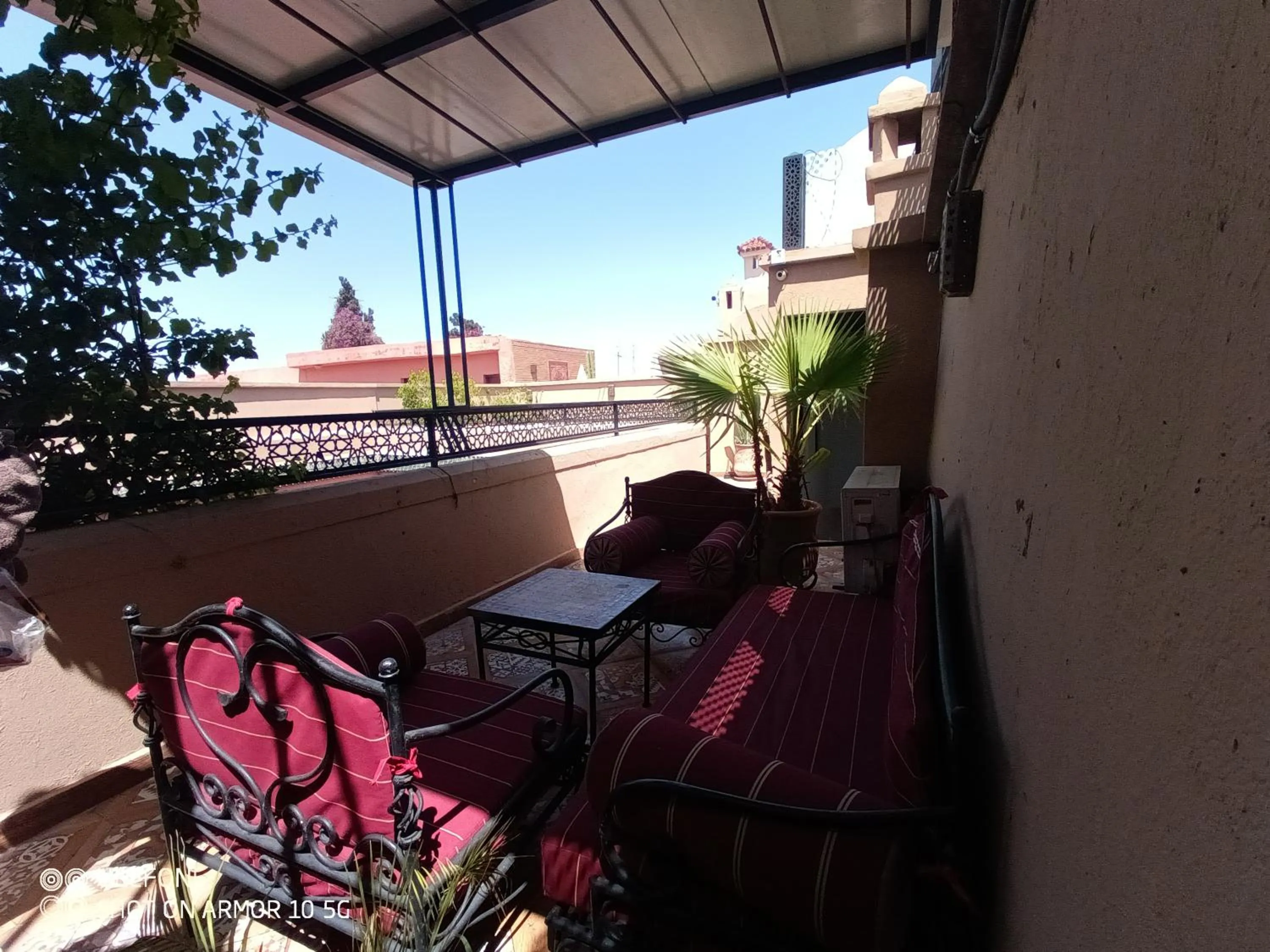 Balcony/Terrace in Riad Zagouda