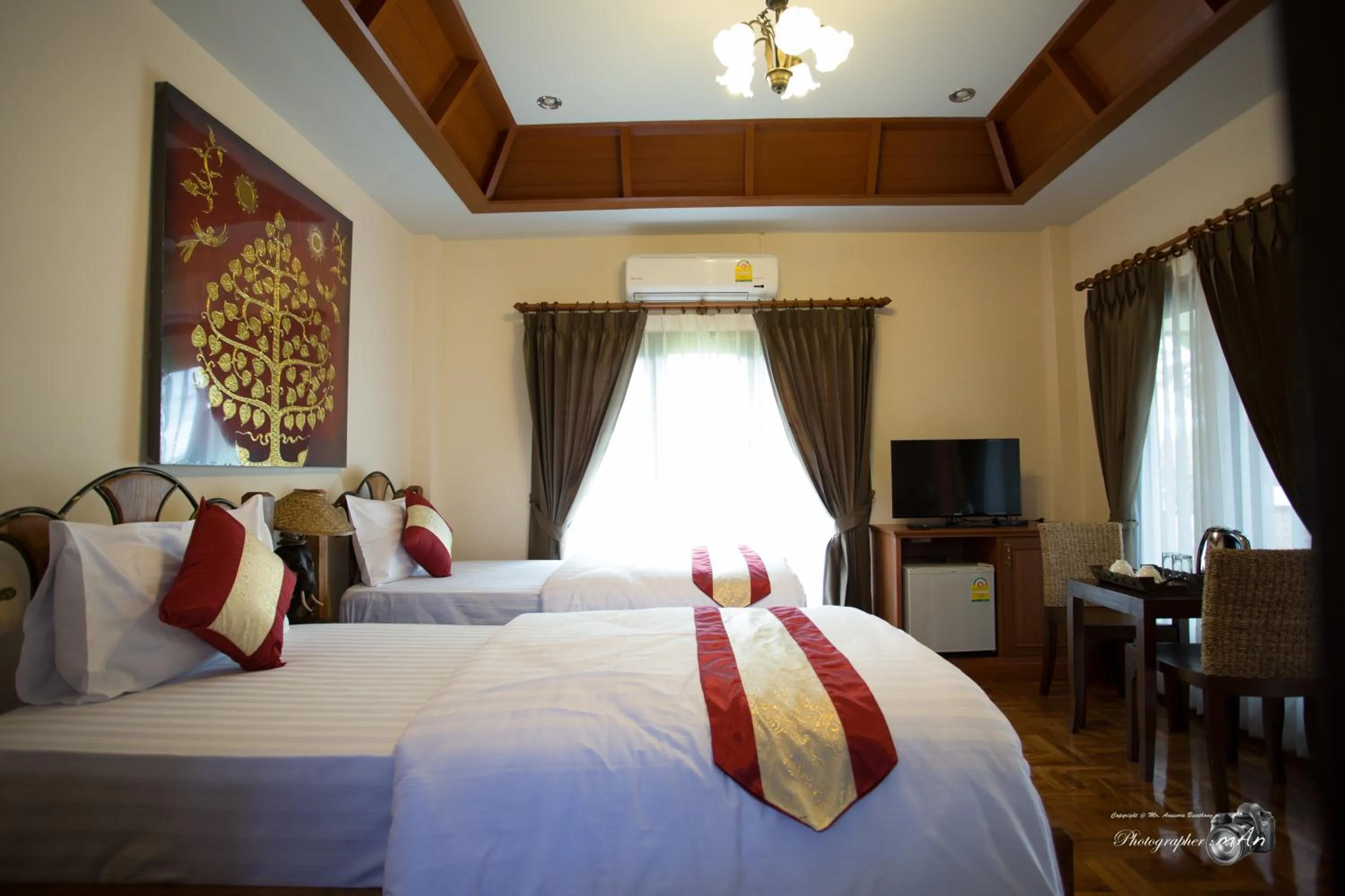 Bed in Papai Country Lodge SHA