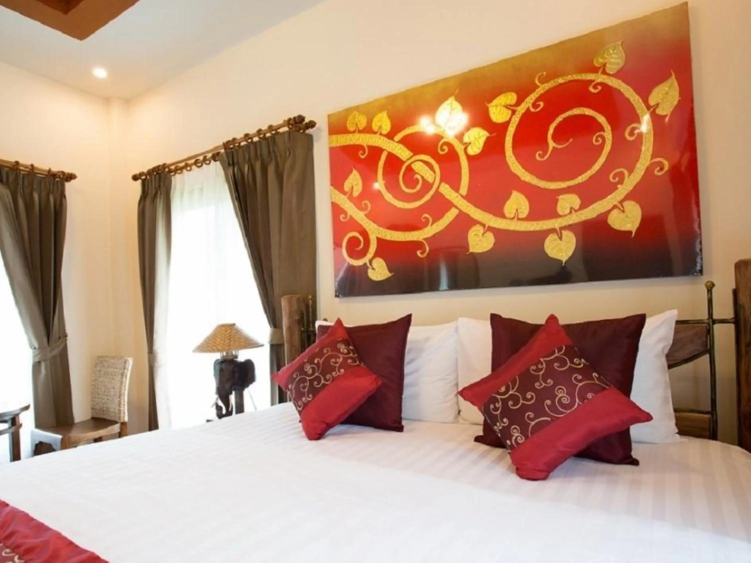 Bed in Papai Country Lodge SHA