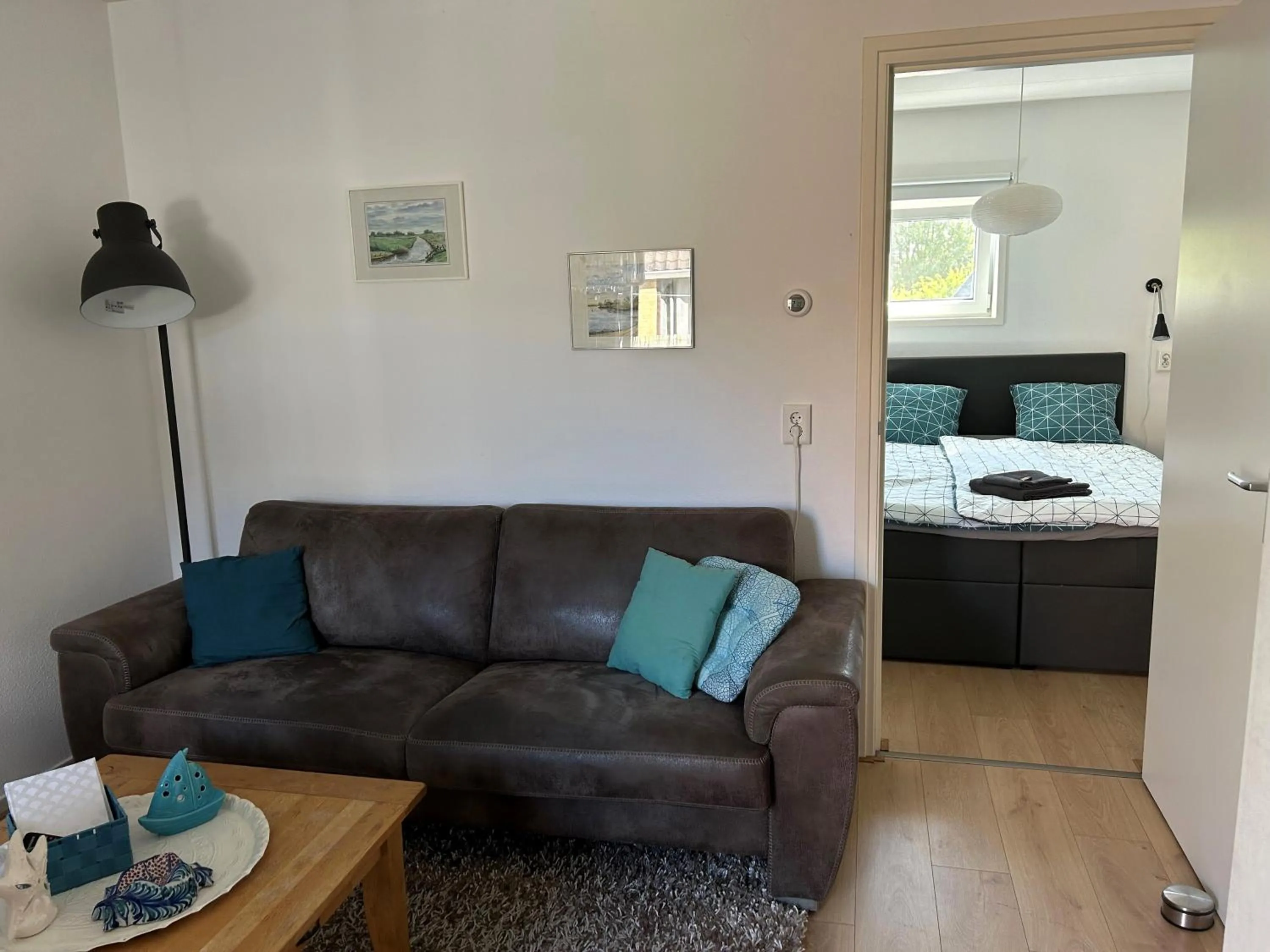 Living room in B&B Hulleste