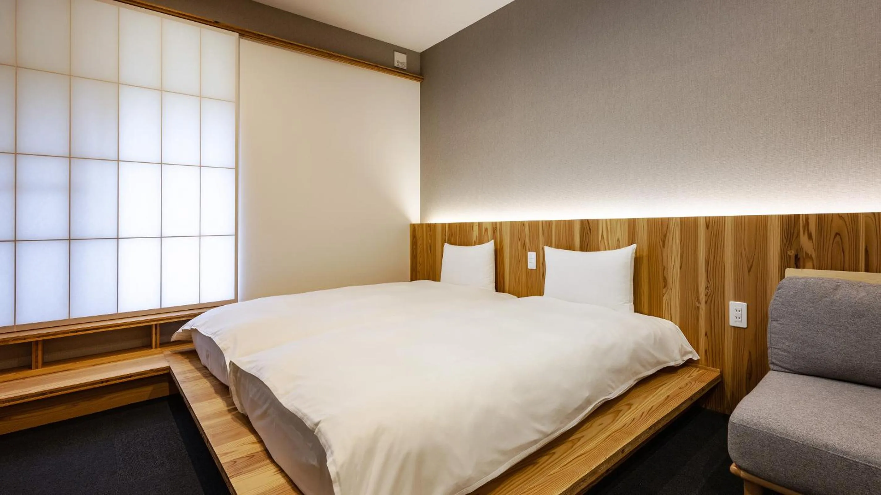 Photo of the whole room, Bed in Beppu Hotel Negura