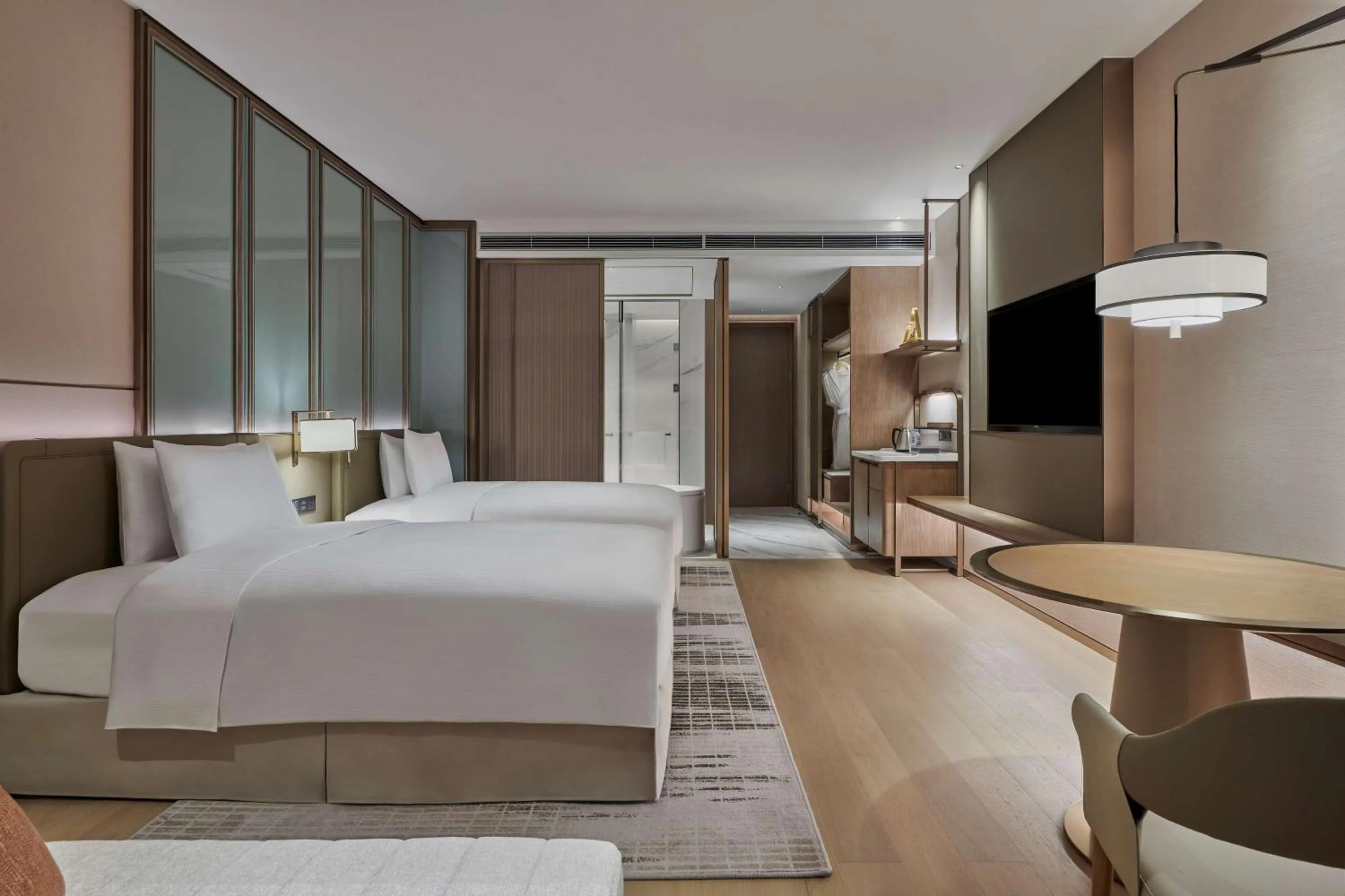 Bedroom, Bed in Hilton Changsha Riverside