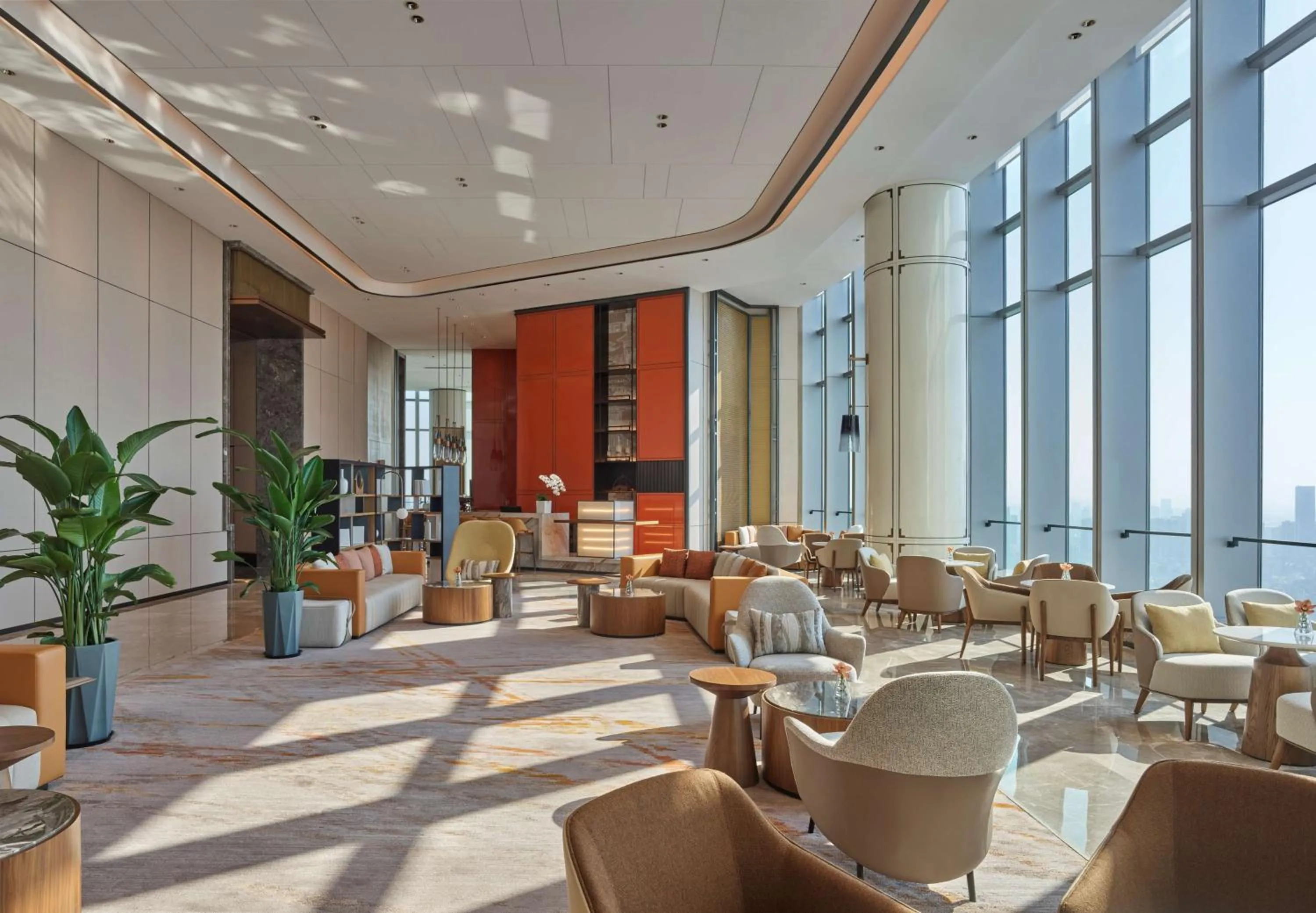 Lobby or reception in Hilton Changsha Riverside