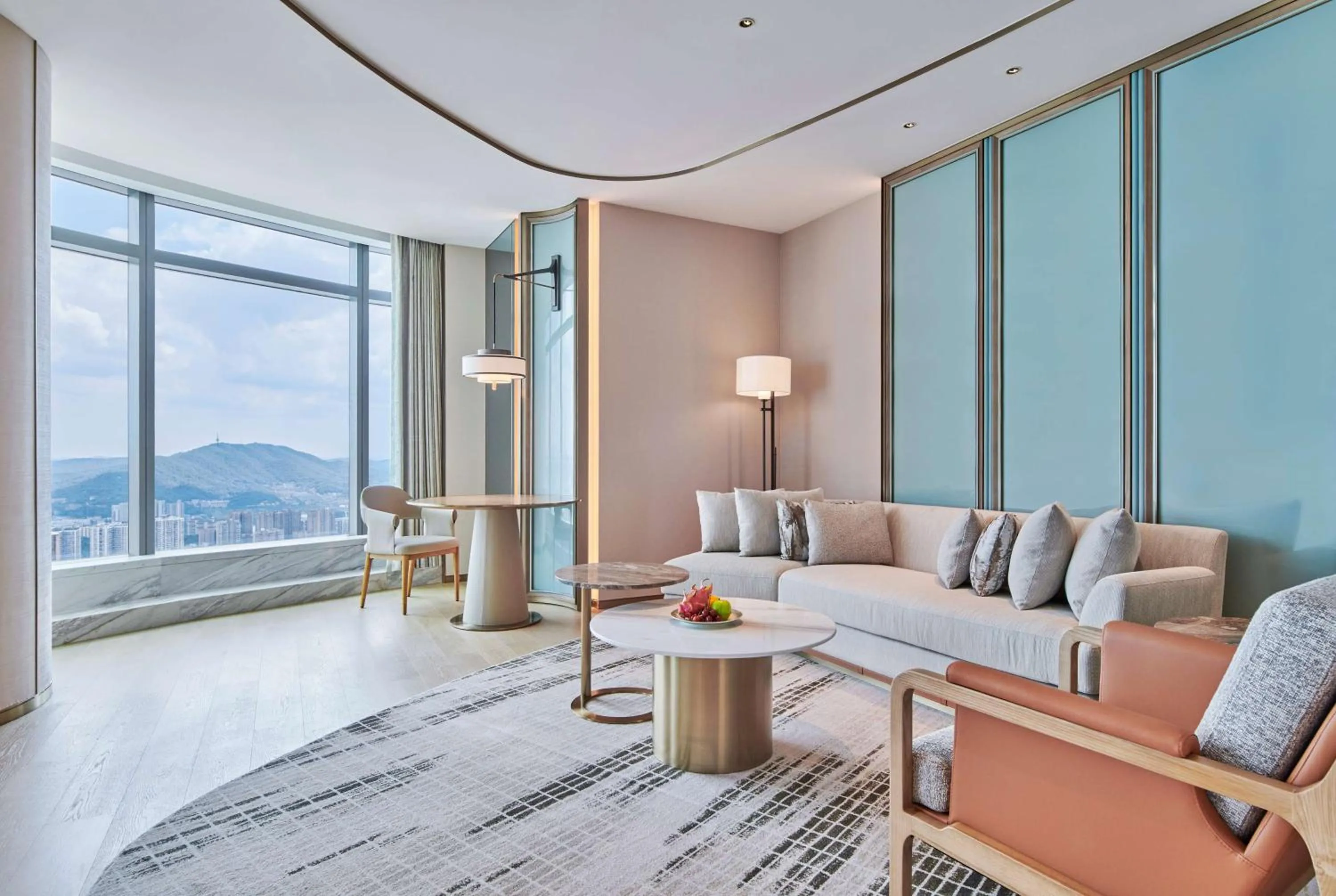 Living room in Hilton Changsha Riverside
