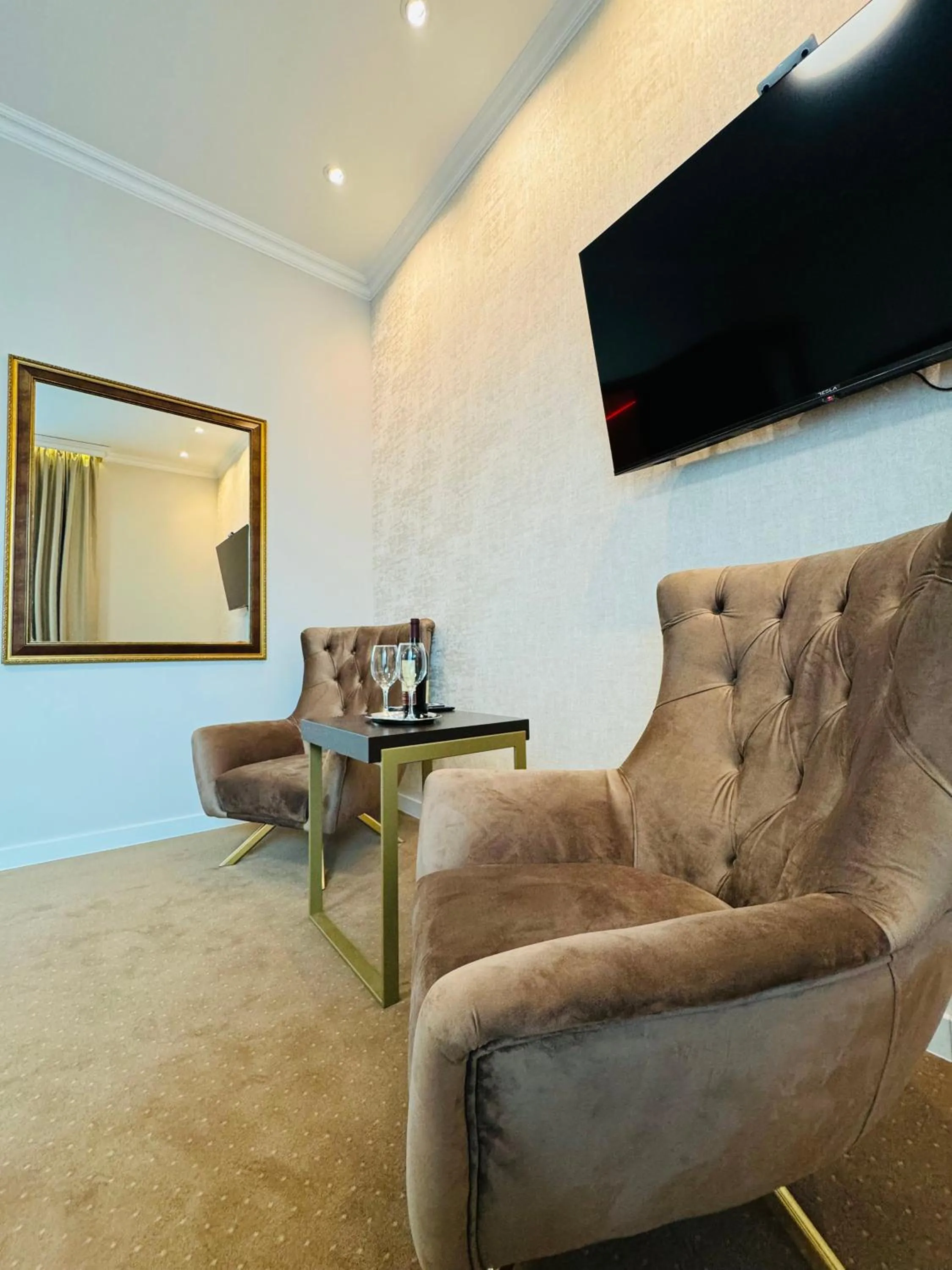 Seating area in Hotel Vidović