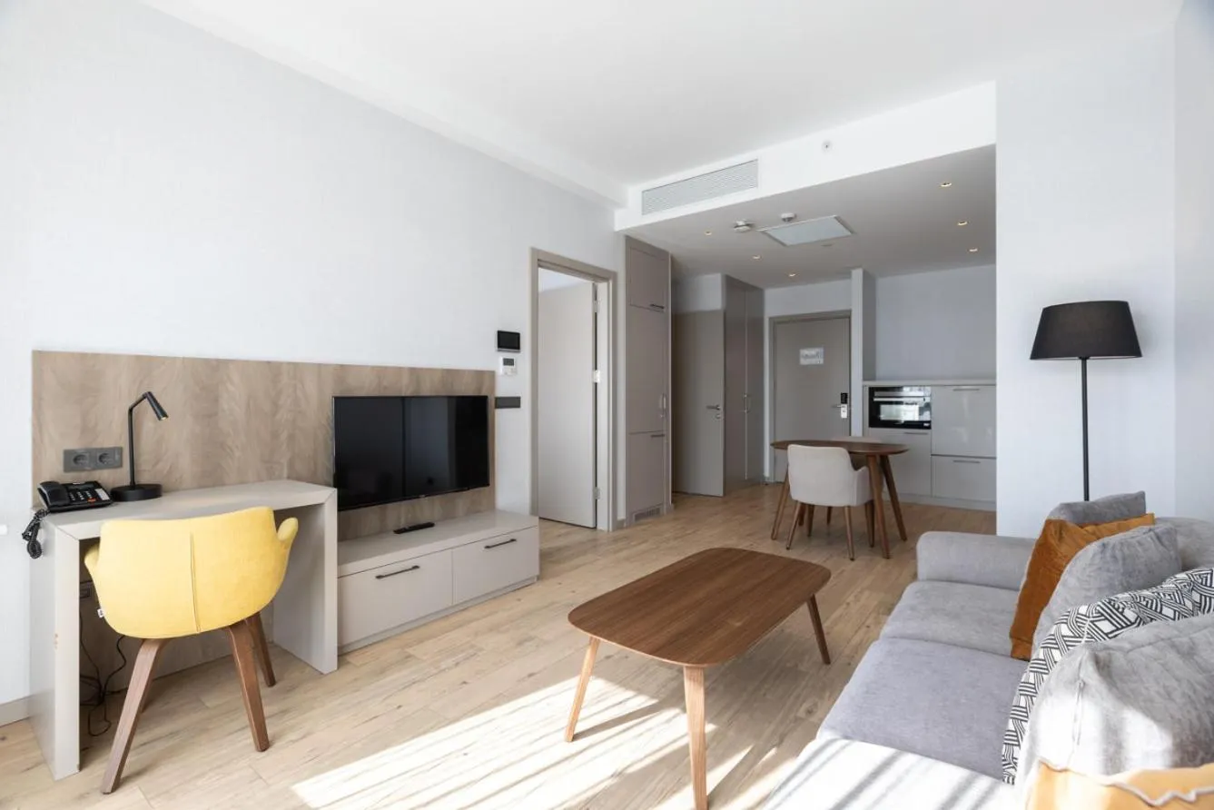 Living room in Antwell Suites