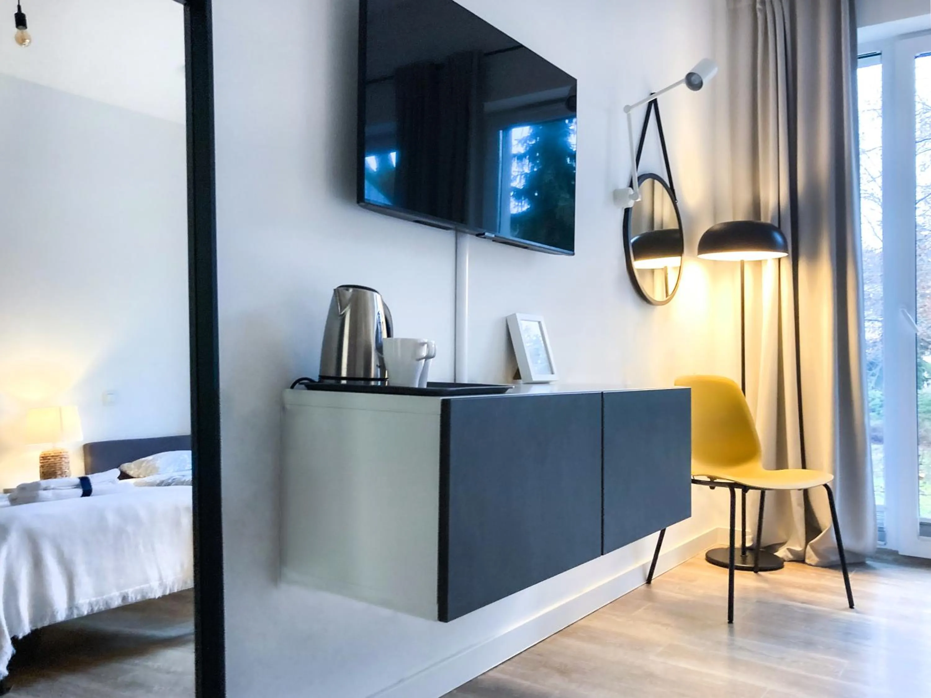 TV and multimedia, Bed in Chummy House Sopot