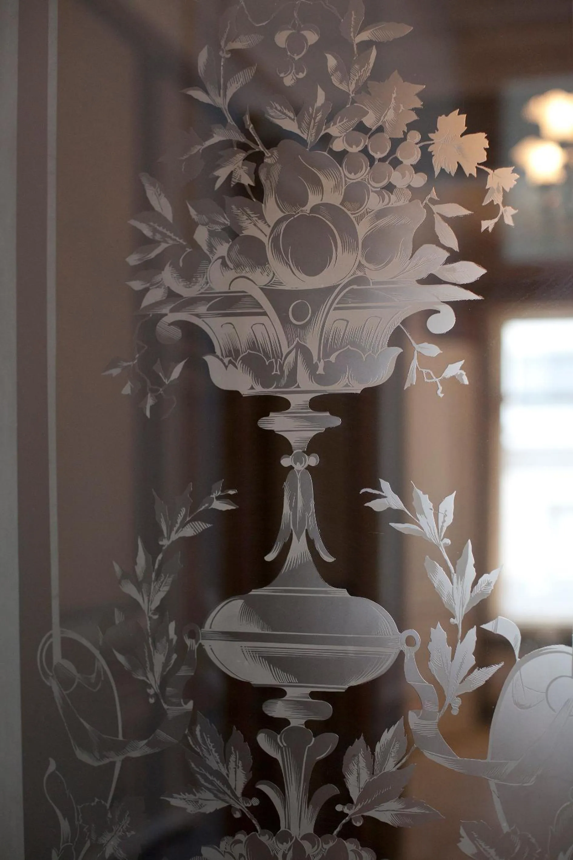 Decorative detail in Antwerp B&B