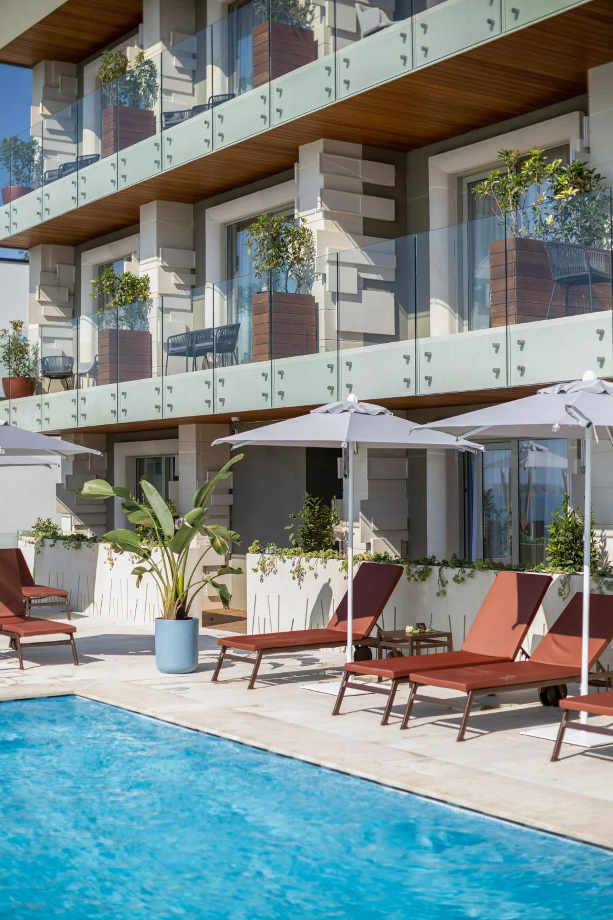 Property building in Hotel Vlora Priam, Affiliated by Melia
