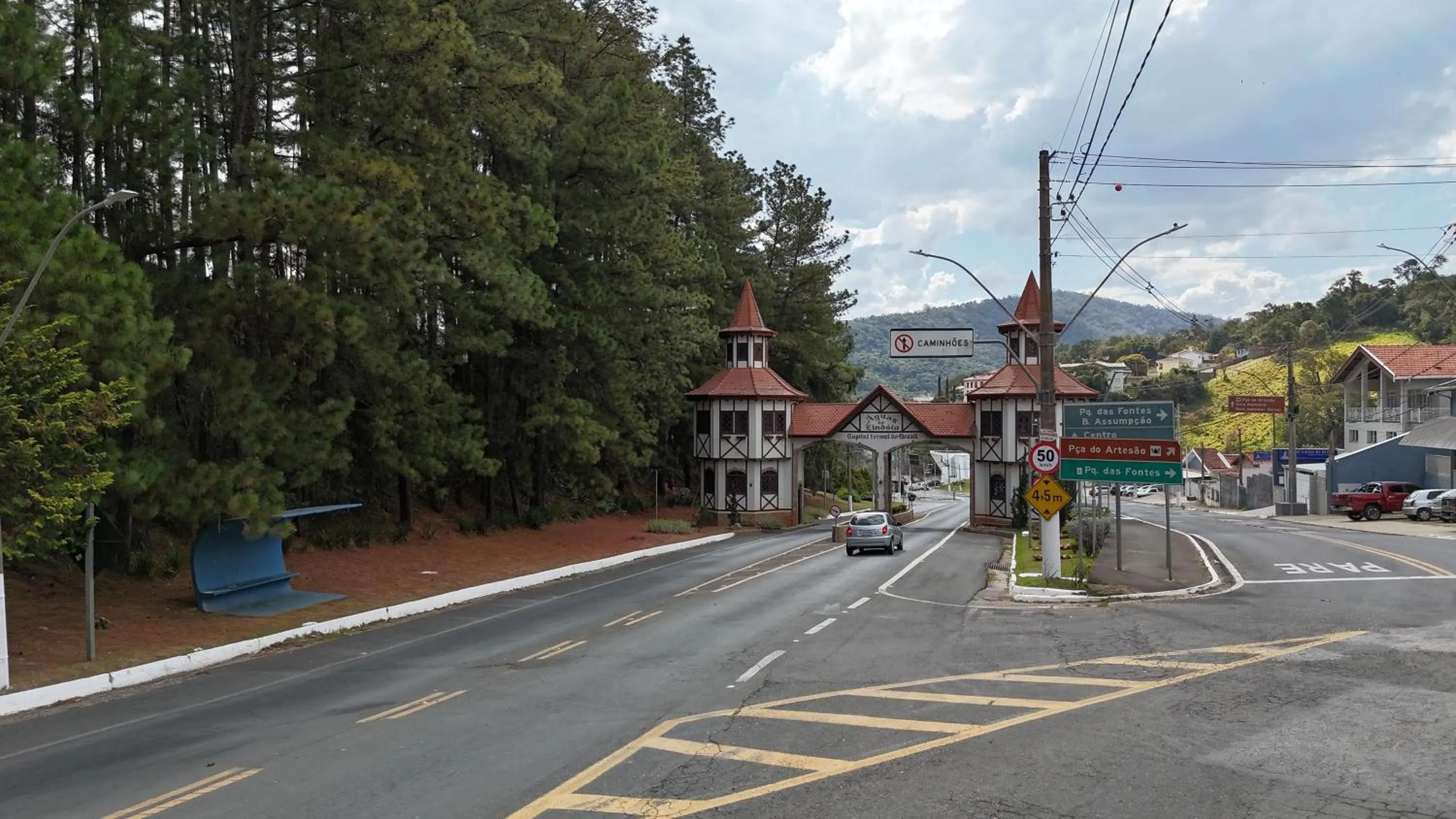 Property building in Pousada Recanto da Cascata