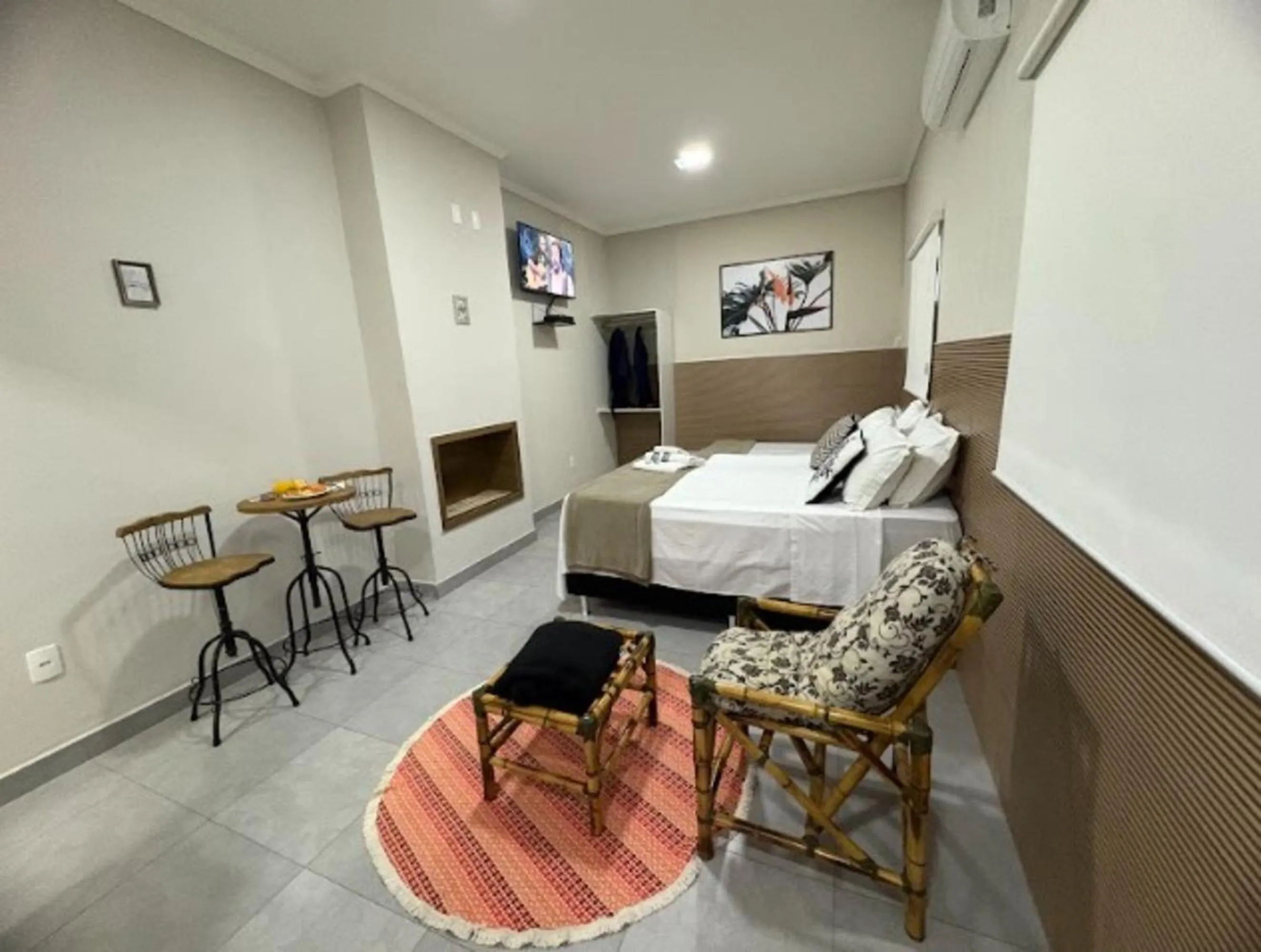 Bed in Pousada Recanto da Cascata