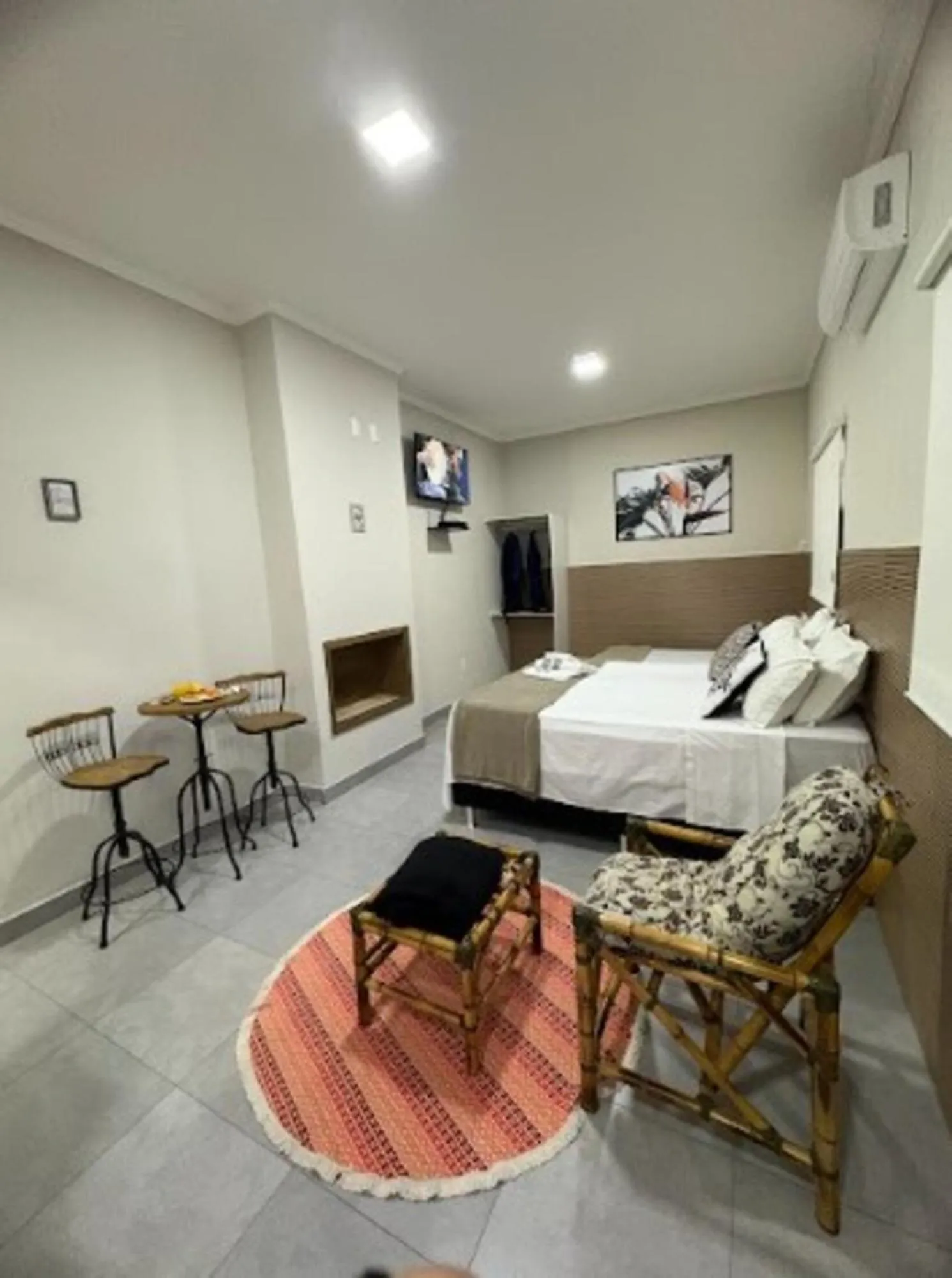 Bed in Pousada Recanto da Cascata