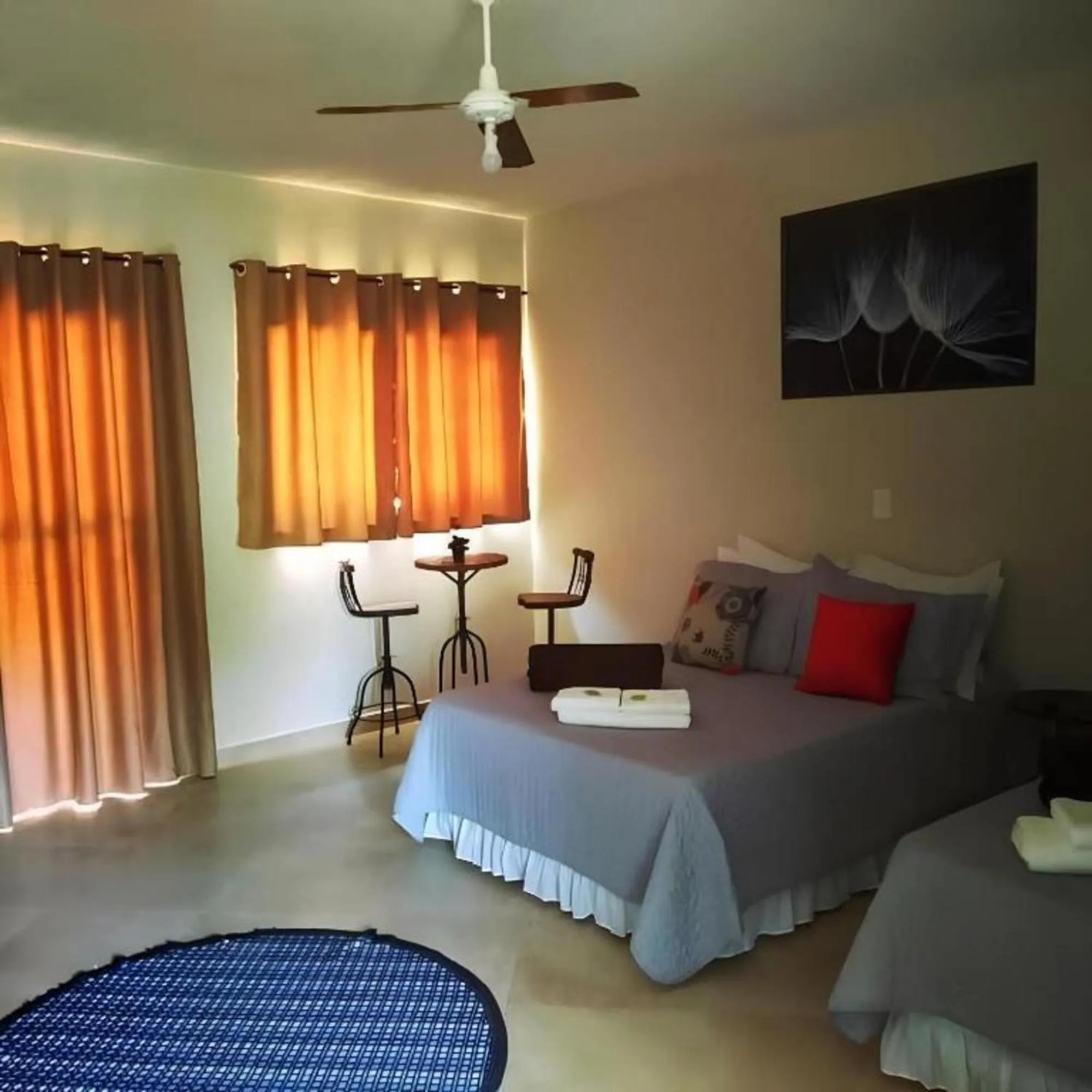 Bed in Pousada Recanto da Cascata