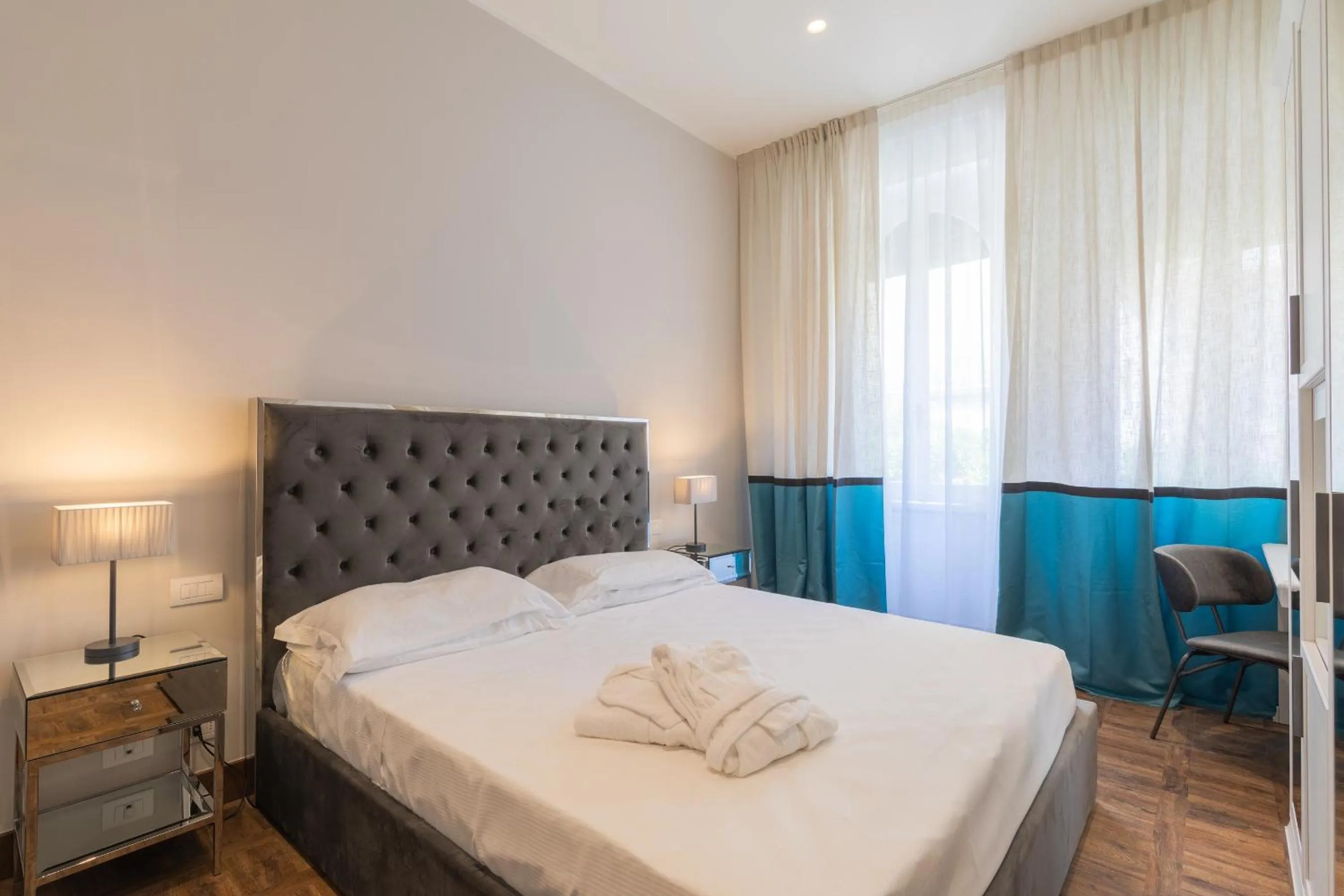 Bed in Hotel Villa Alberti Portofino Land