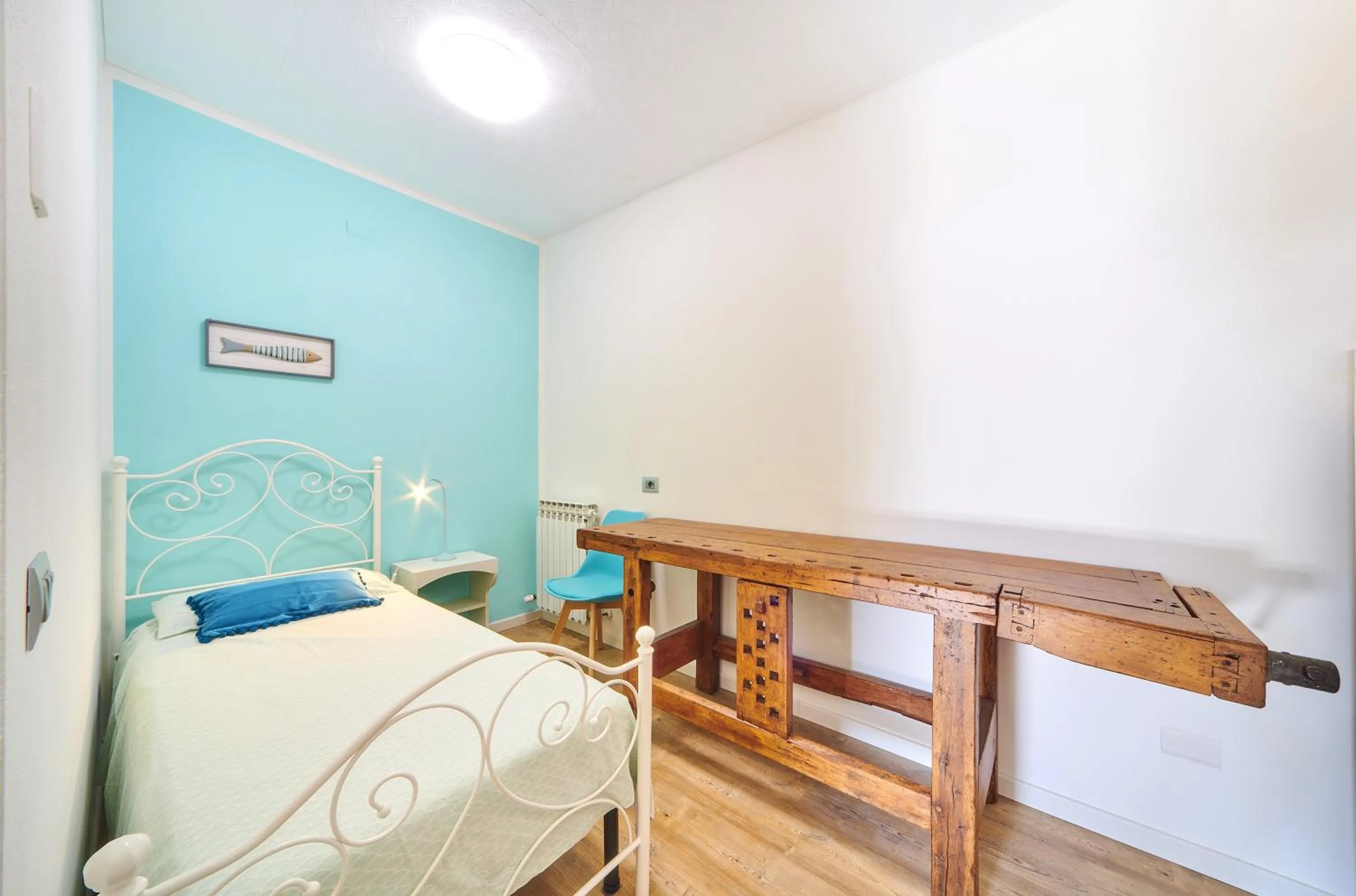 Living room, Bed in El Lavandee