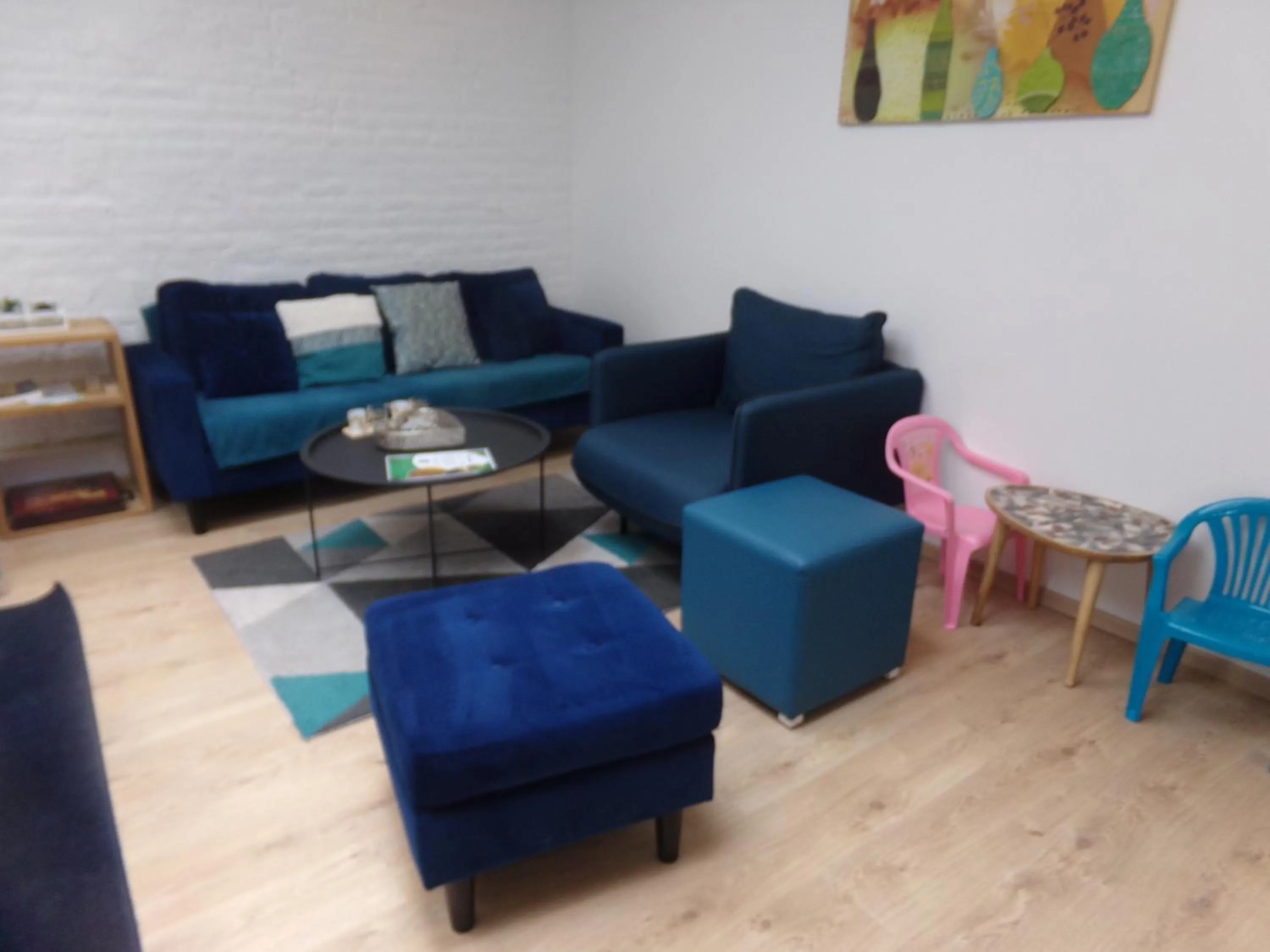 Living room in L'escapade Dieppoise - 3 chambres, 1er étage