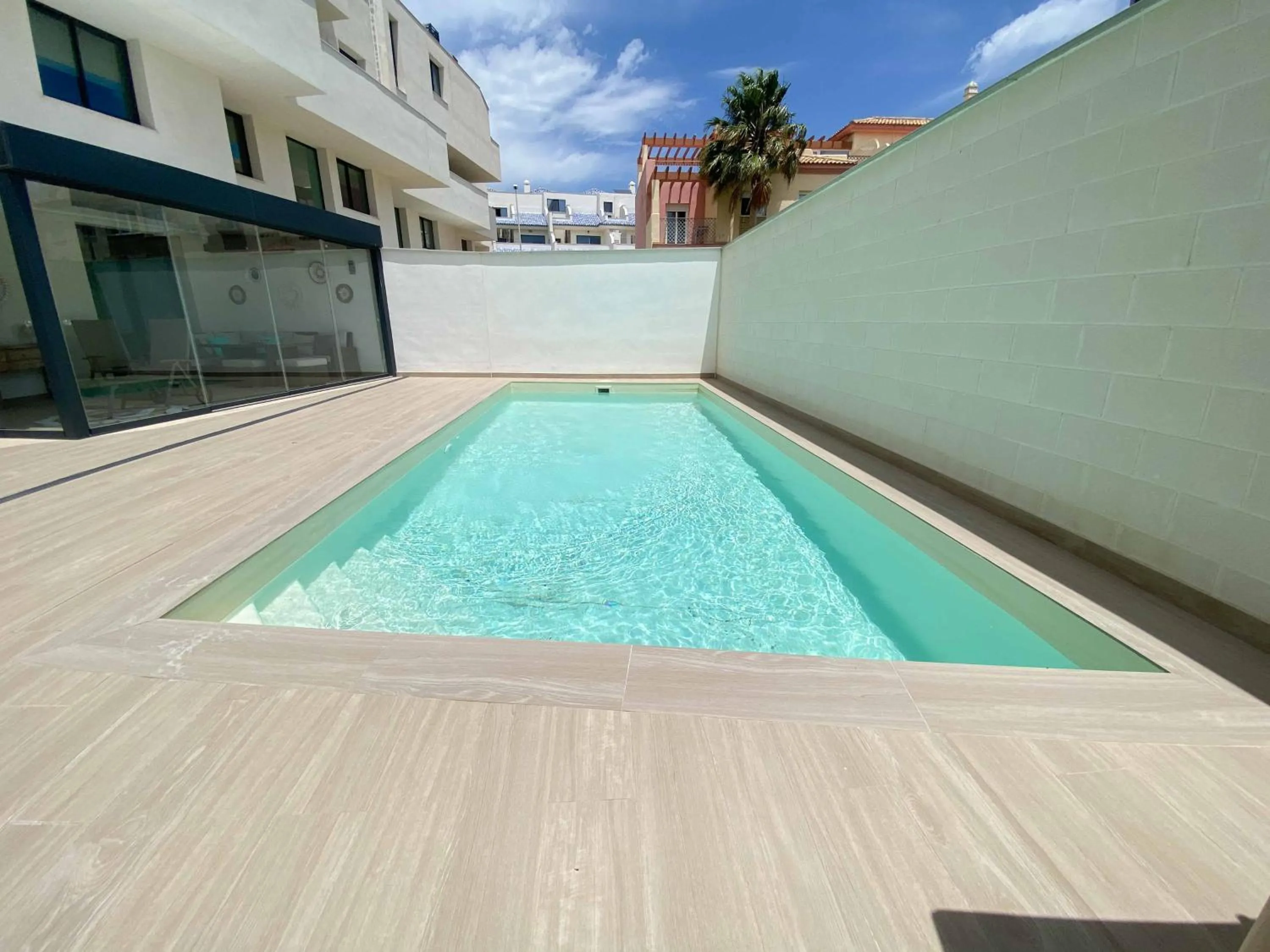 Balcony/Terrace in Tarifa Cozy House - Private Pool - Wifi - Modern