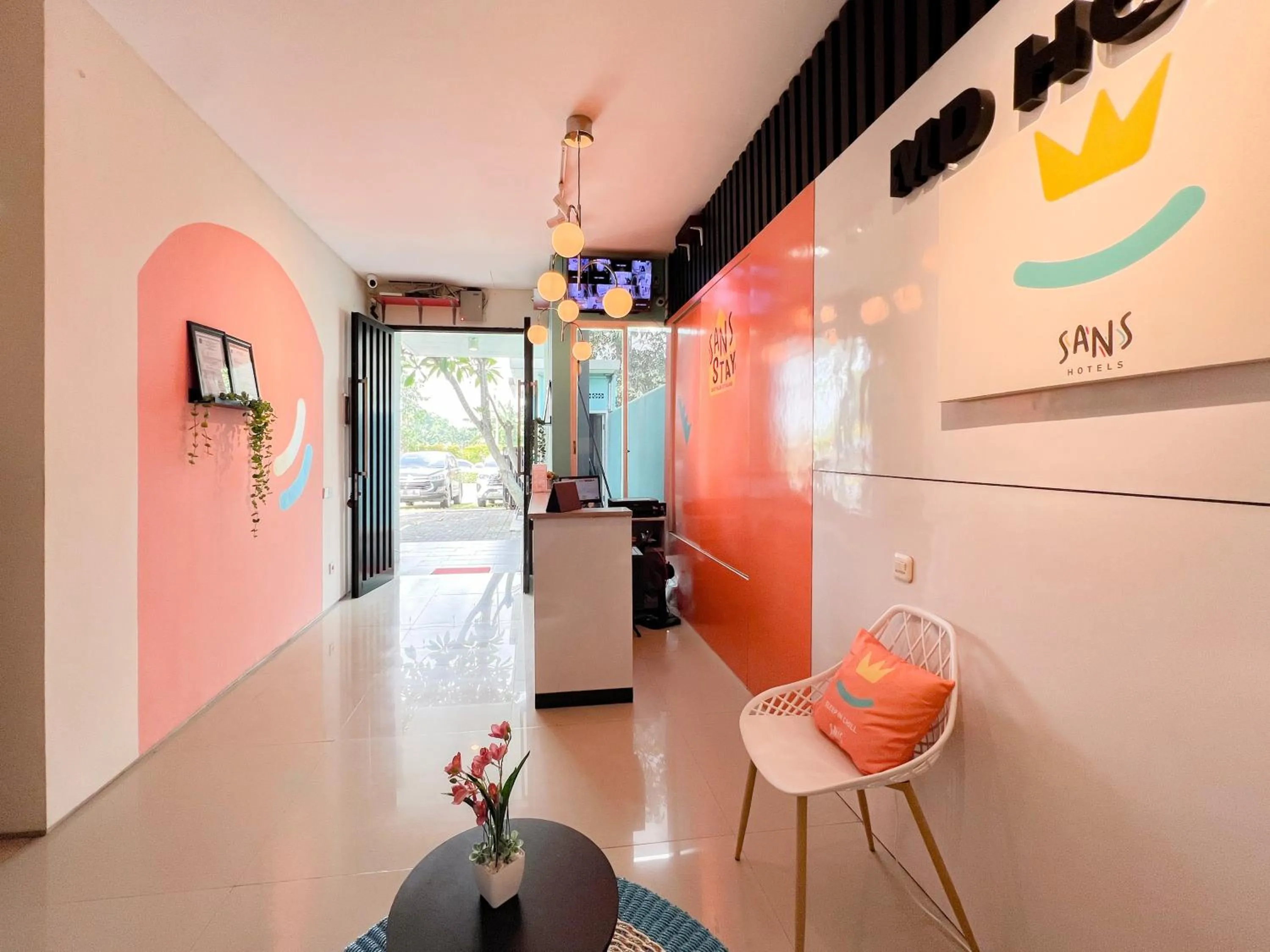 Lobby or reception in Sans Stay Bukit Palma Citraland