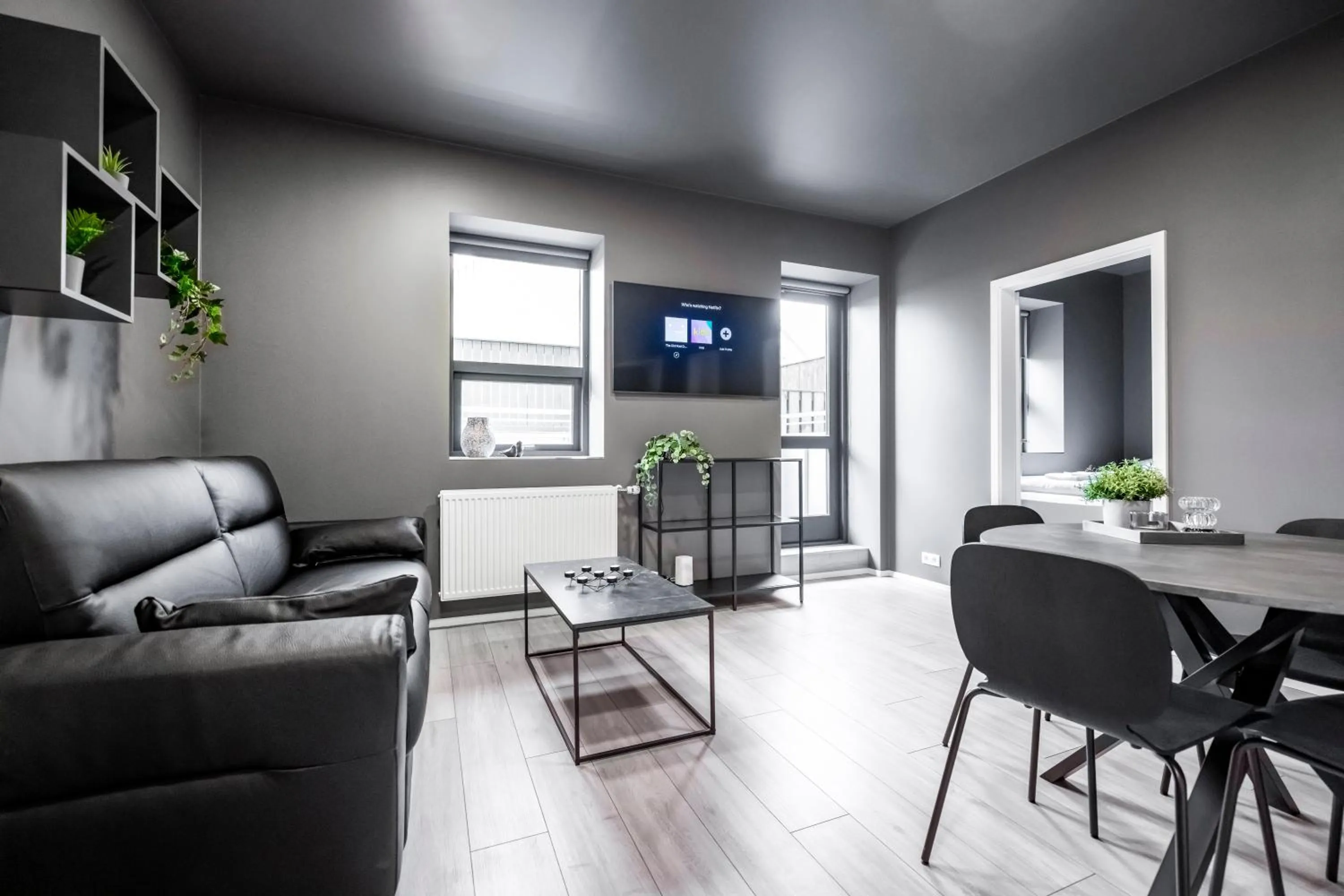 Communal lounge/ TV room in The New Post Office