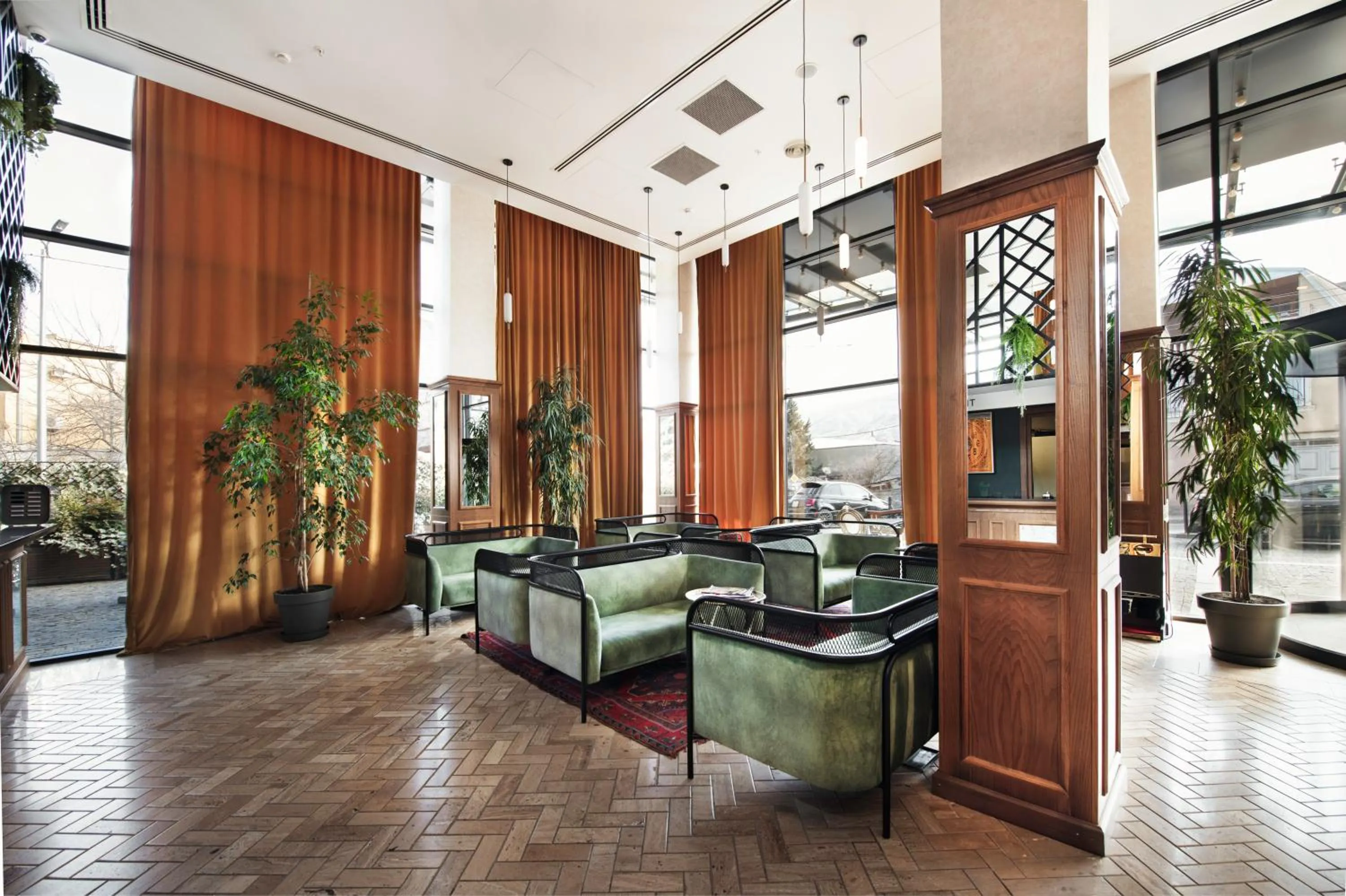 Seating area in Biography Design Tbilisi