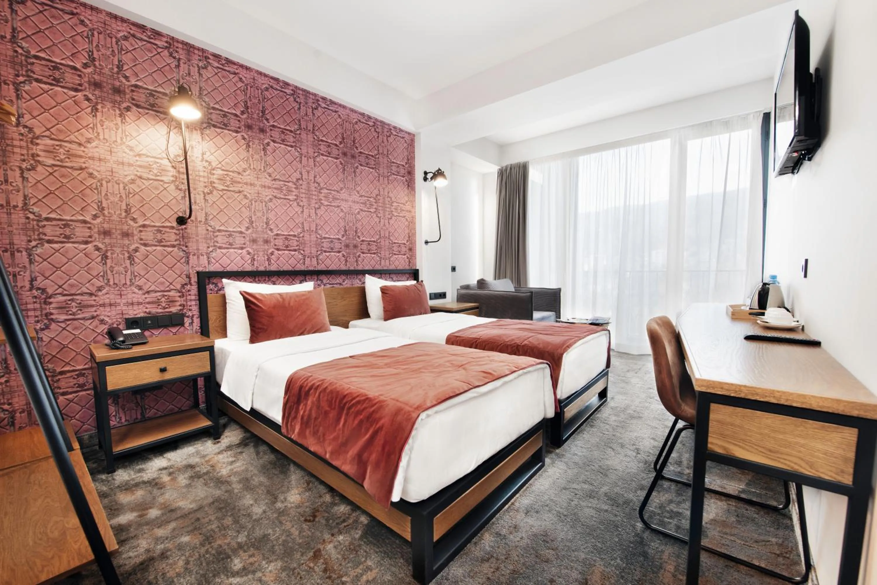 Bedroom, Bed in Biography Design Tbilisi