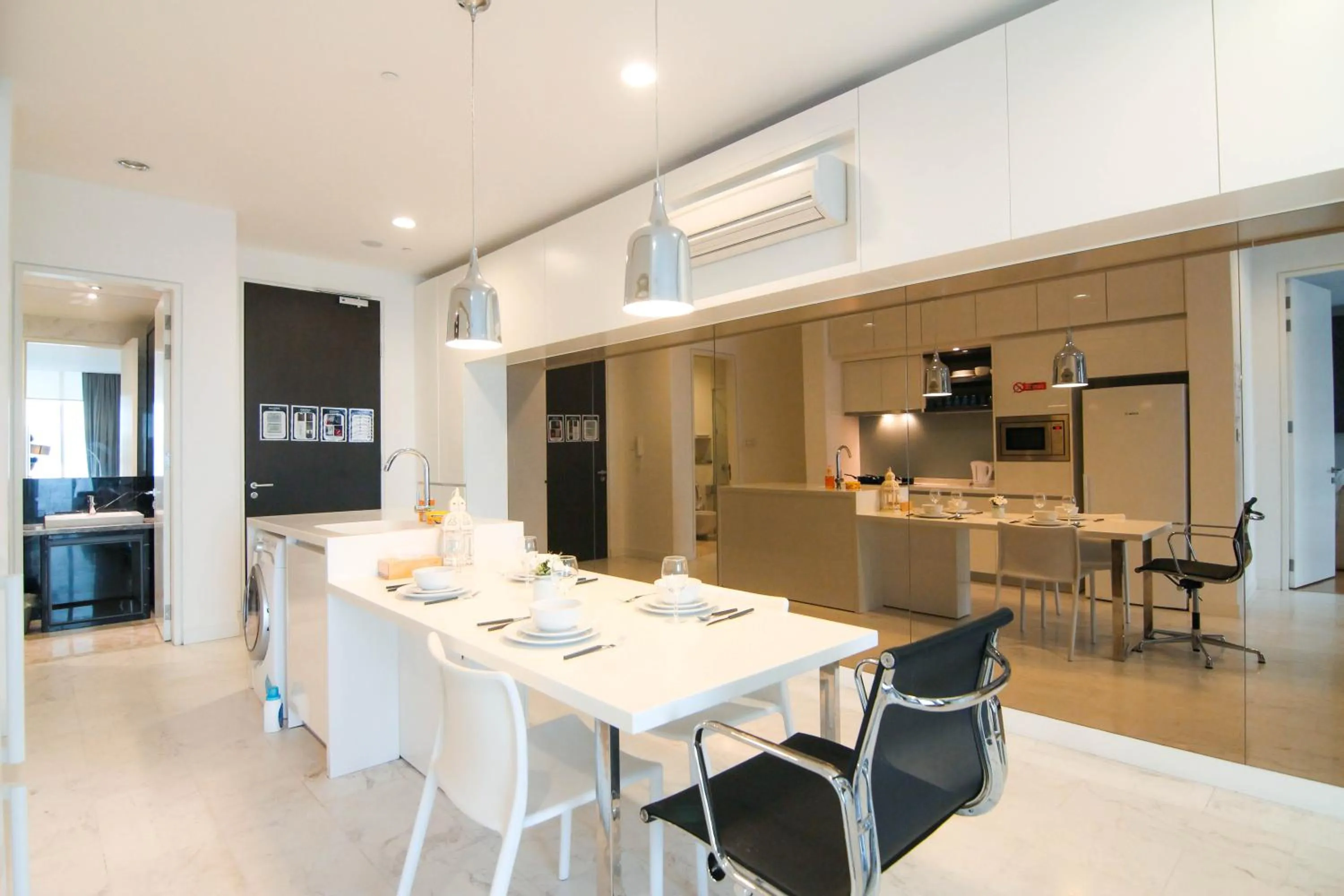 Dining area in Dolphin Platinum KLCC Kuala Lumpur