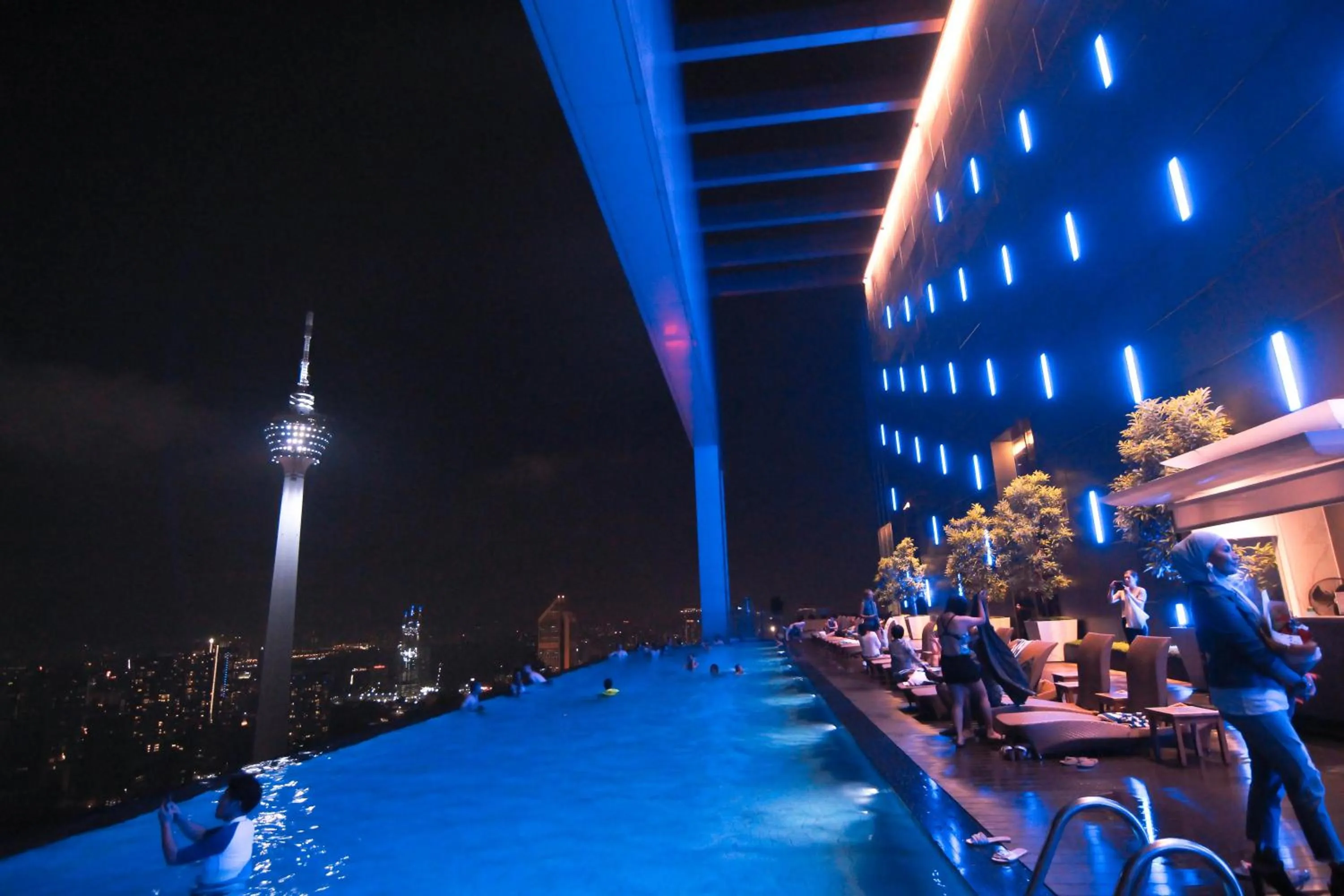 Swimming pool in Dolphin Platinum KLCC Kuala Lumpur
