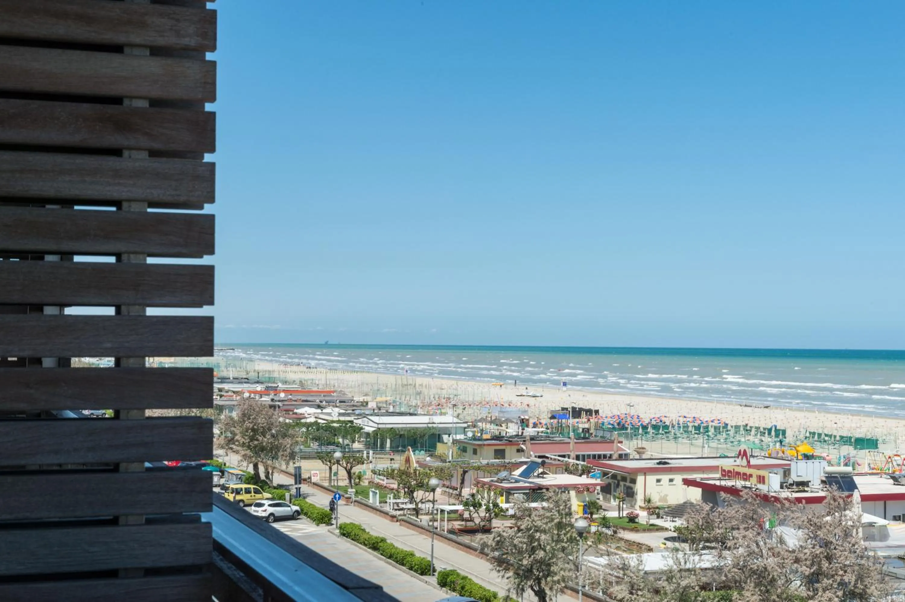 Balcony/Terrace in Kiss Beachfront Hotel & Restaurant