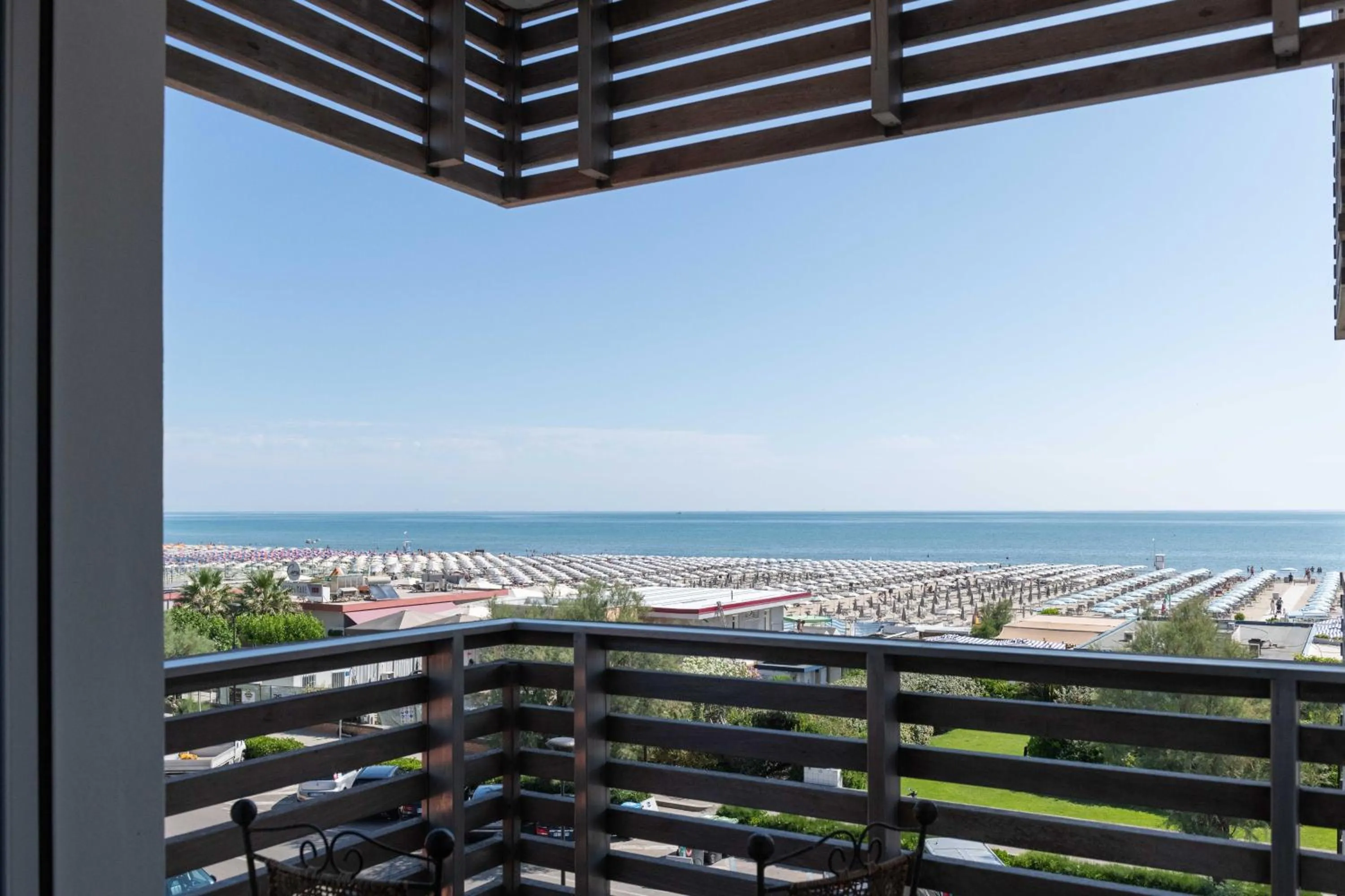 Balcony/Terrace in Kiss Beachfront Hotel & Restaurant