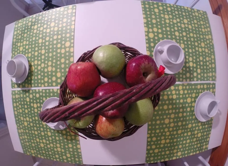 Kitchen or kitchenette in Korina's Apartments