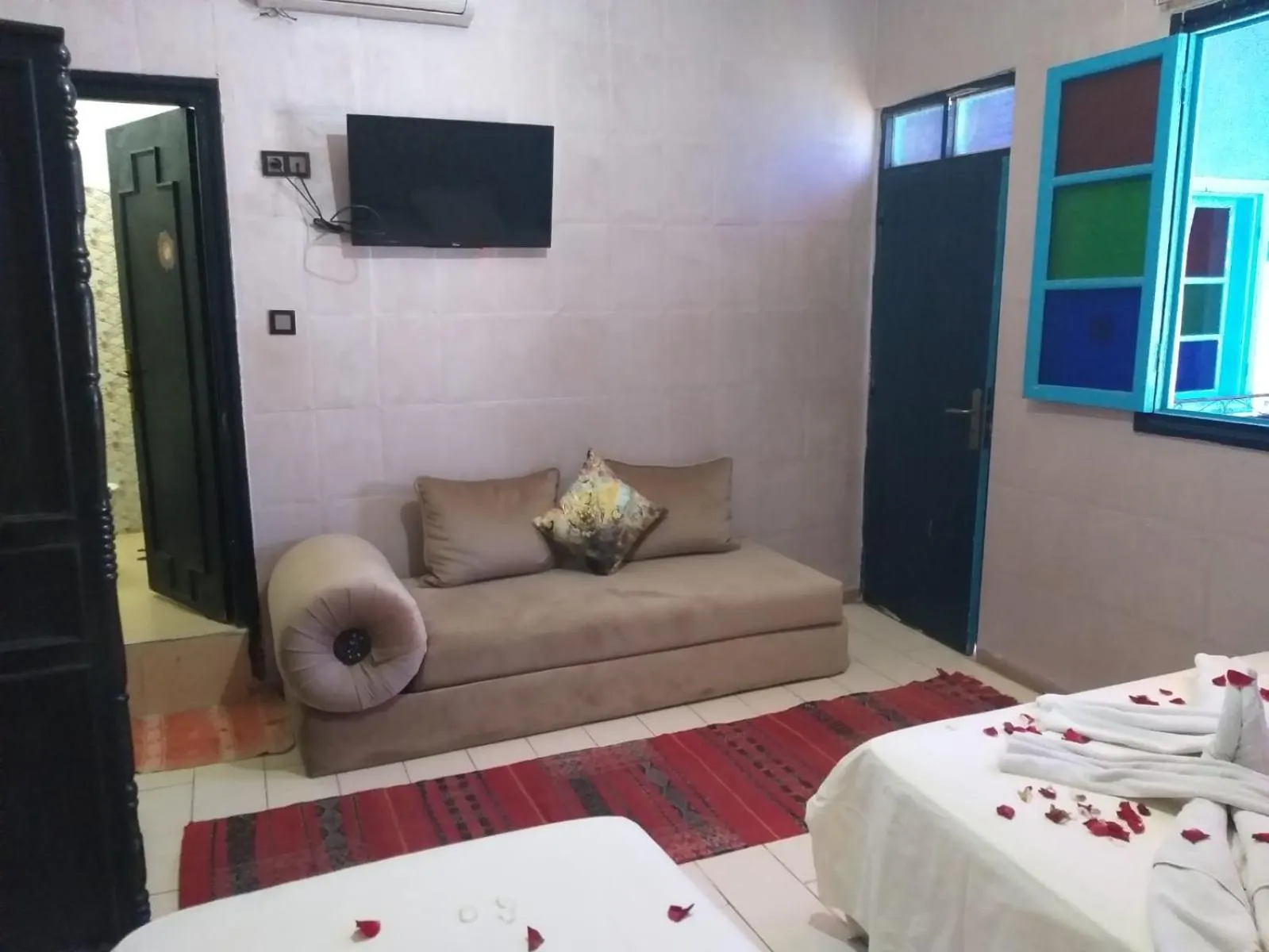 Bed in Hôtel Agnaou