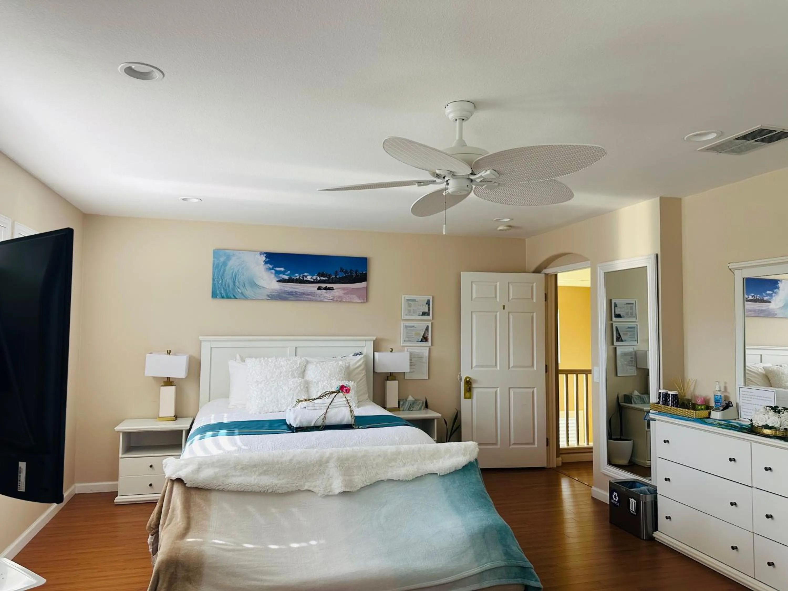 Bed in Balloons and Wine