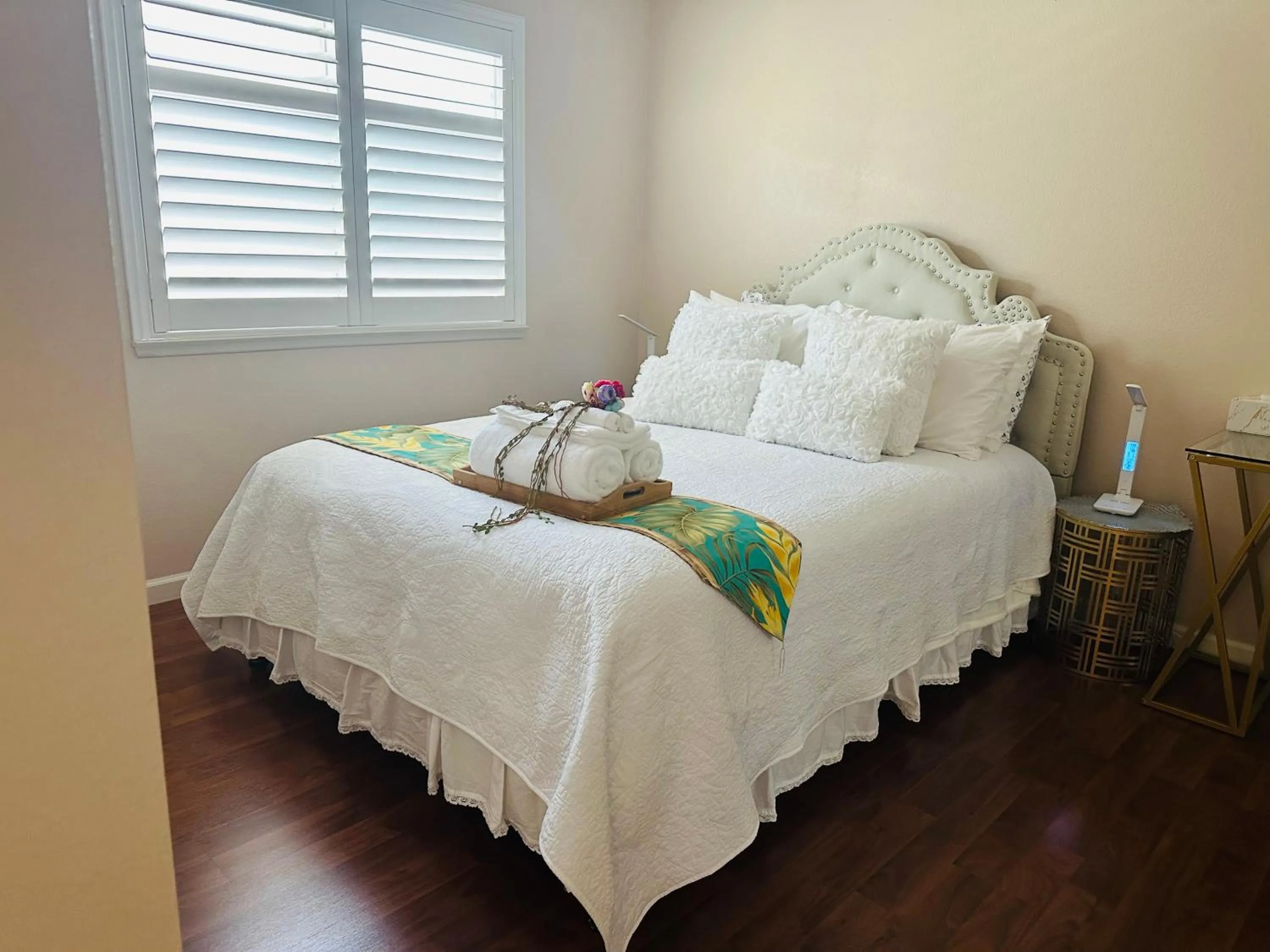 Bed in Balloons and Wine