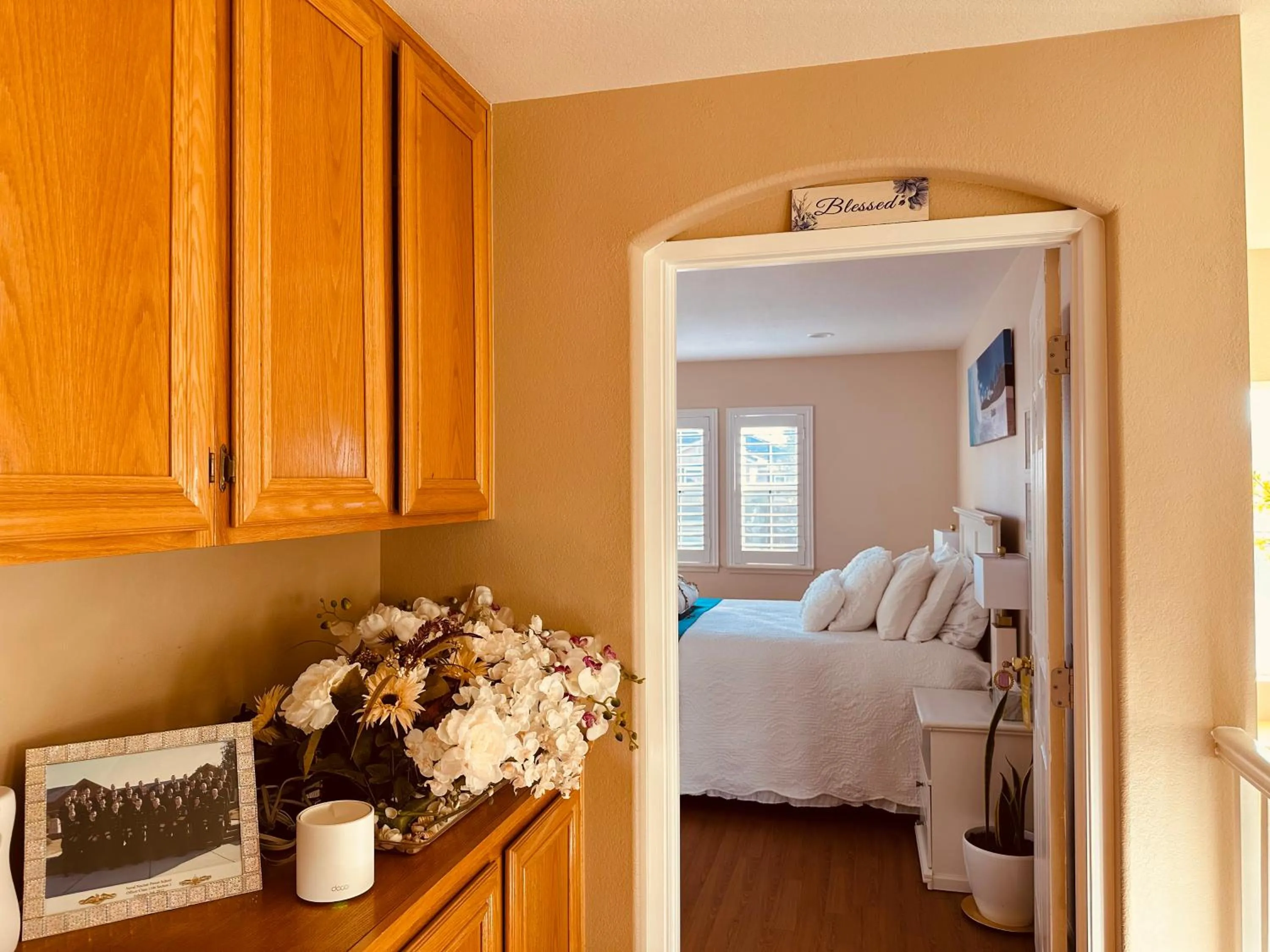 Bed in Balloons and Wine