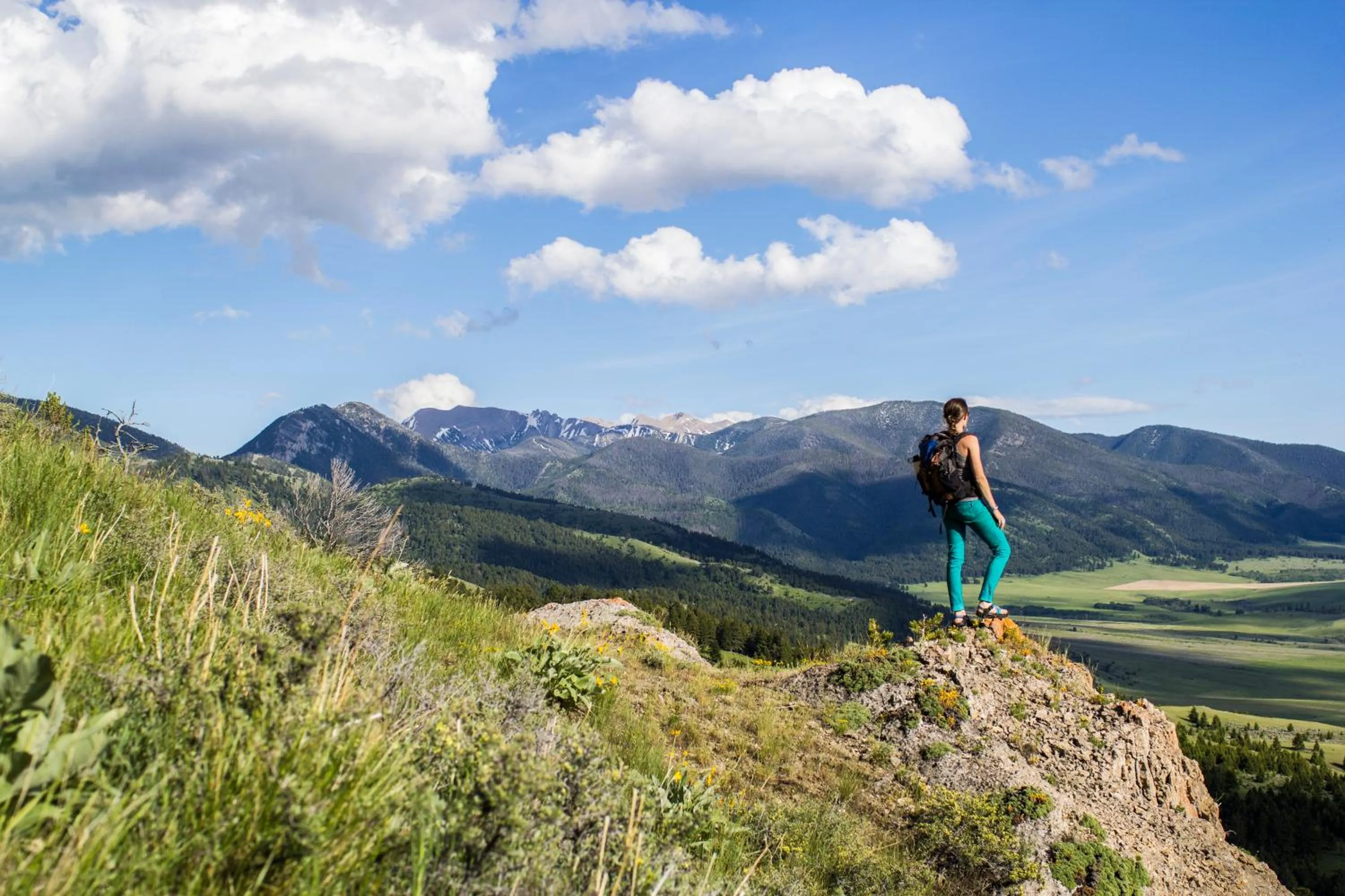 Hiking in Montage Big Sky