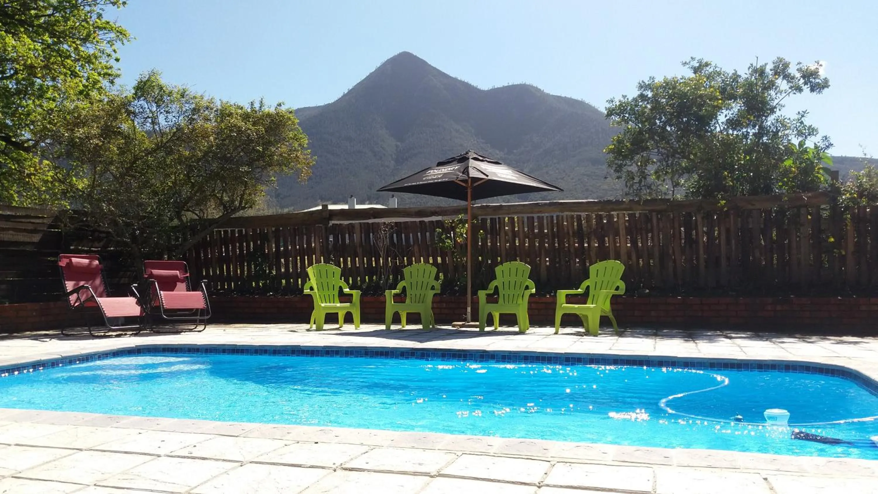 Mountain view in Andelomi Forest Lodge