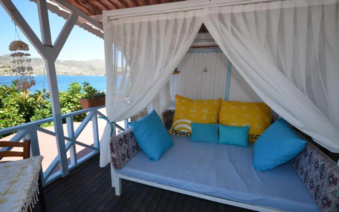 Patio in Aphrodite Hotel Bozburun