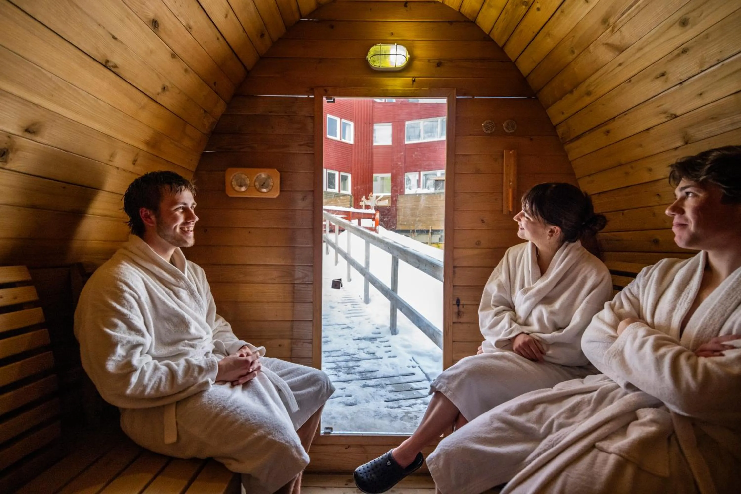 Sauna in HOTEL SØMA Sisimiut