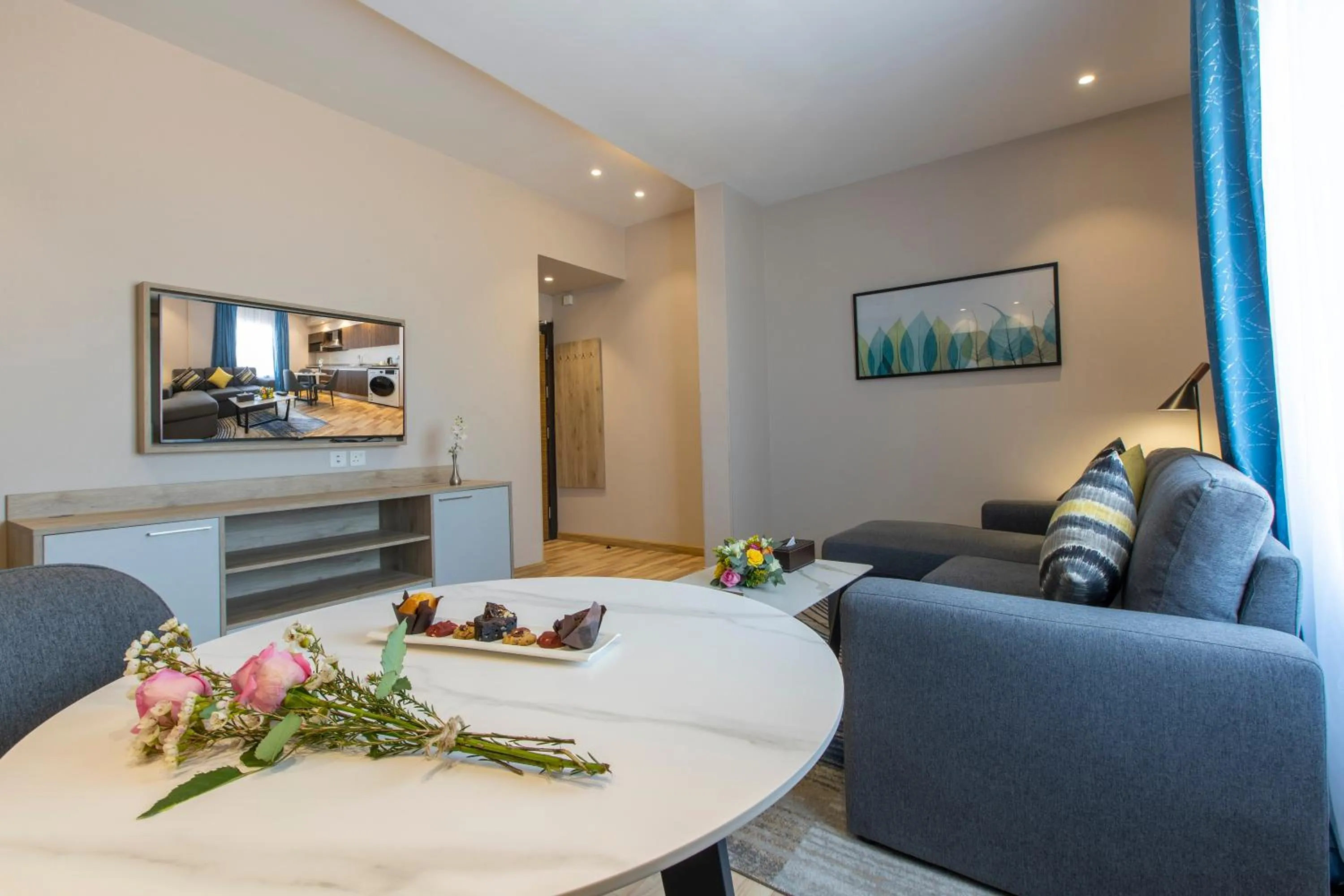 Seating area in Beata Garden Serviced Apartment